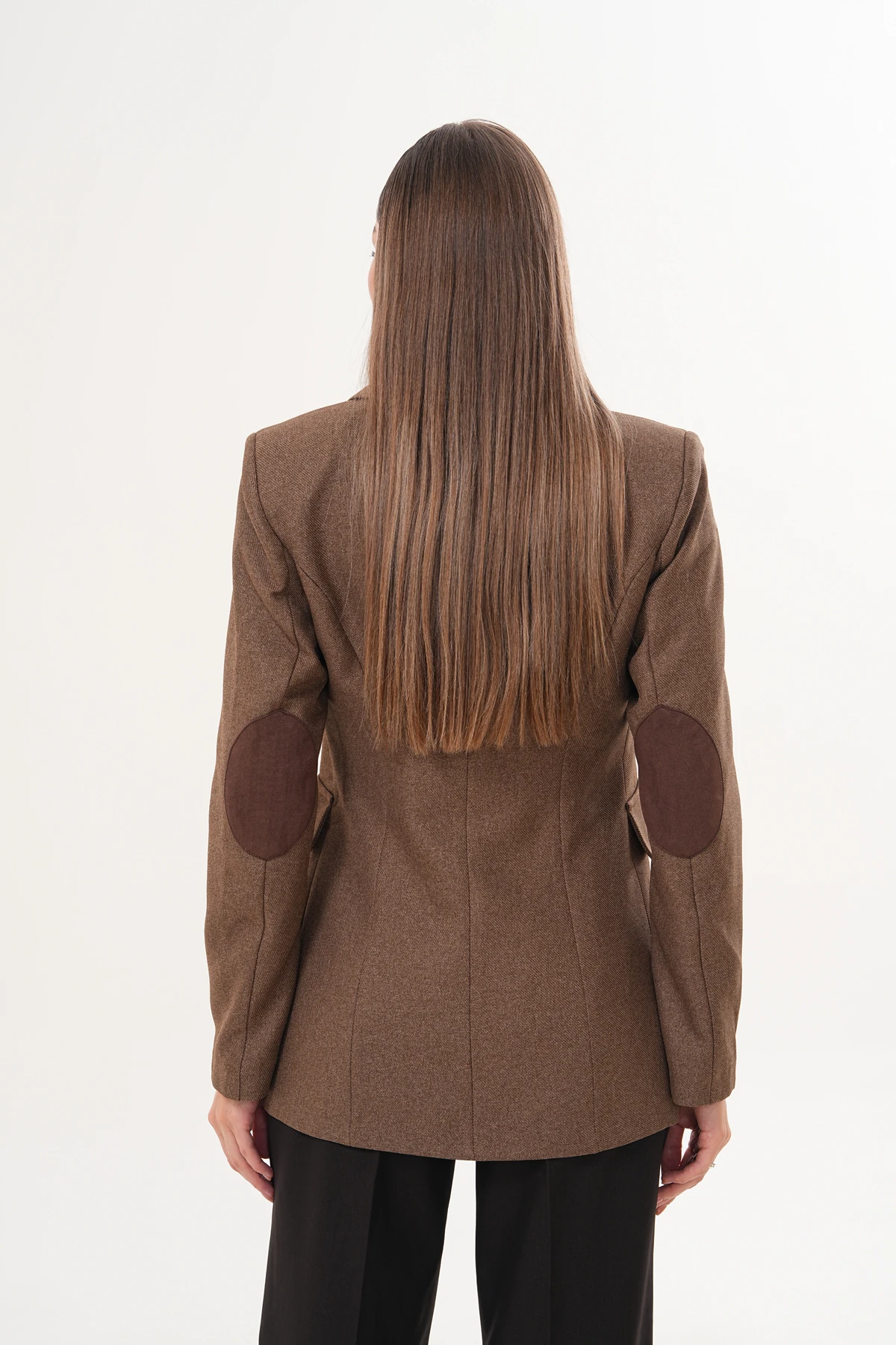 Cita Tek Düğmeli Vizon Ceket