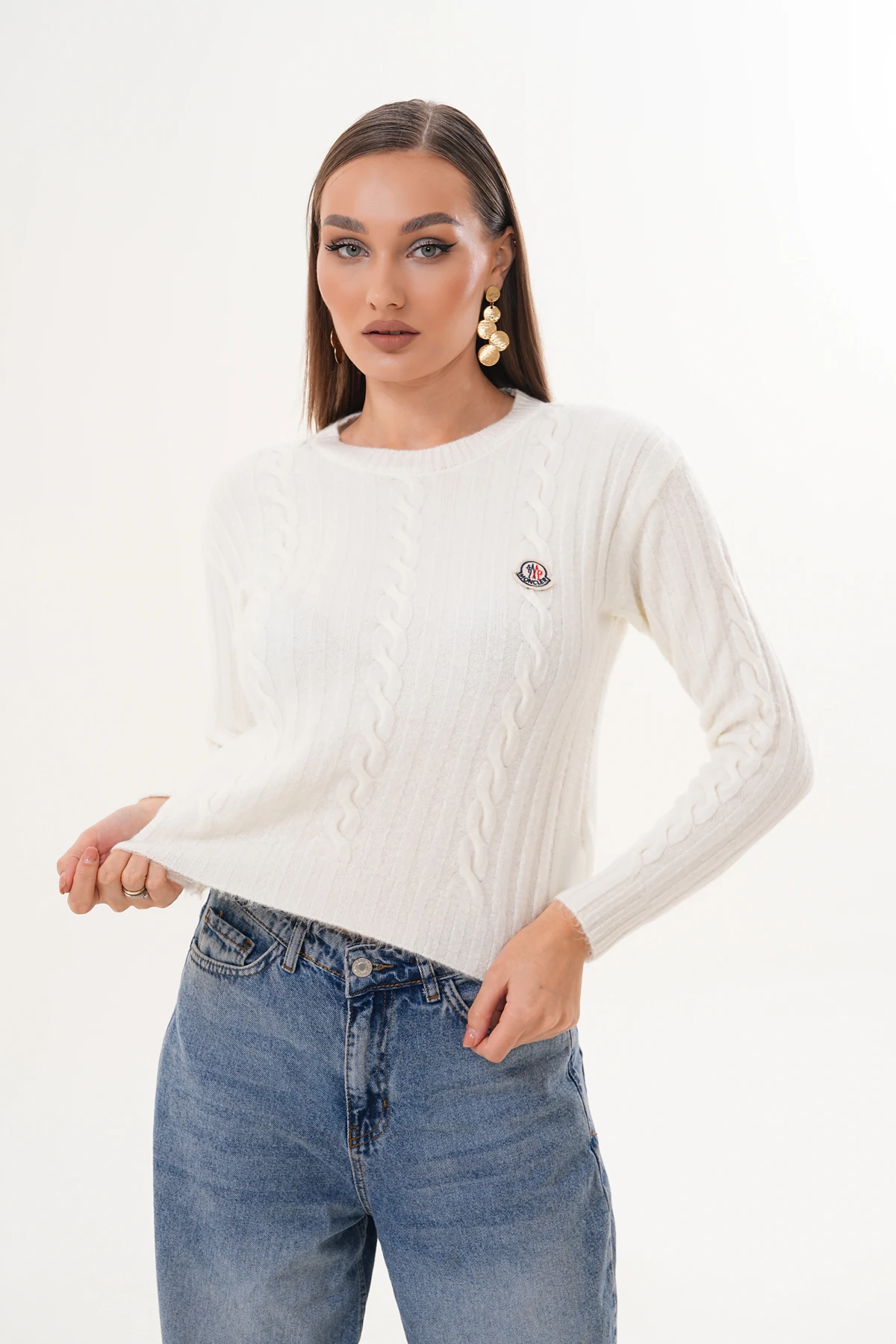 Encante Moc Beyaz Kazak