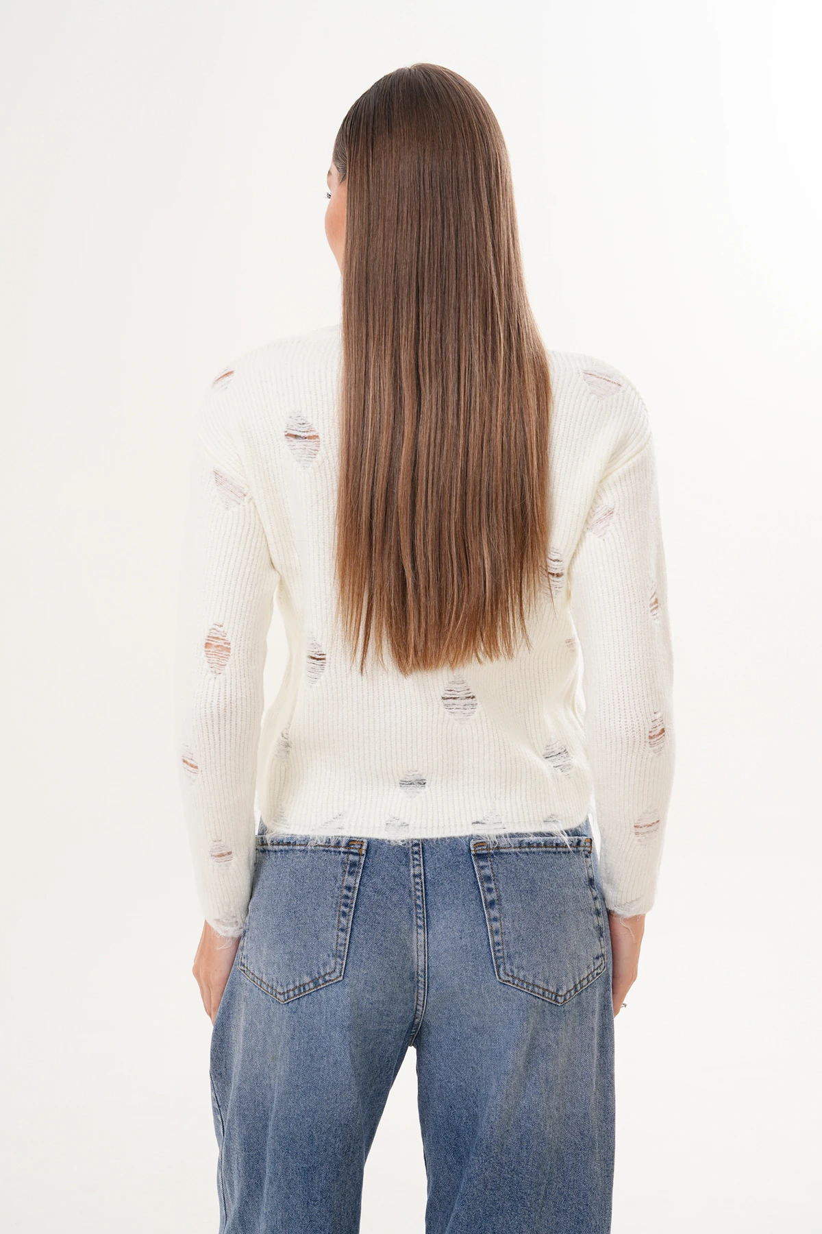 Encante Paris Beyaz Kazak