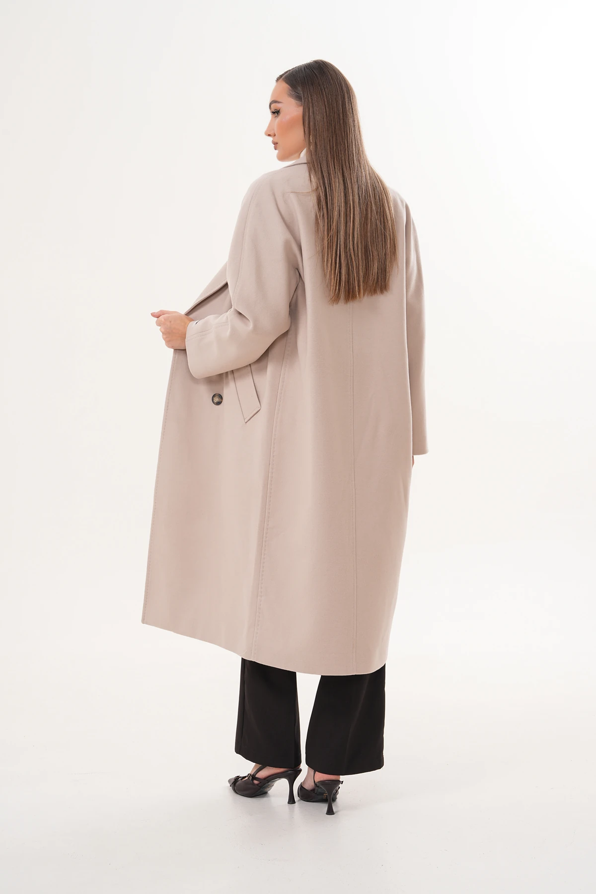 Matrix Bej Uzun Kuşaklı Kaban