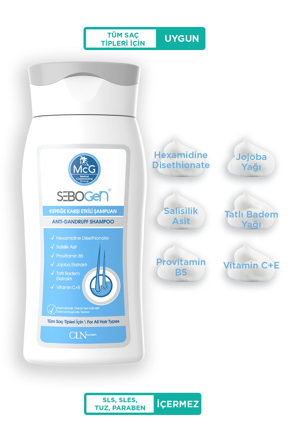 Sebodruff Shampoo McG Sebogen Effective Anti-Dandruff Shampoo | Scalp Care