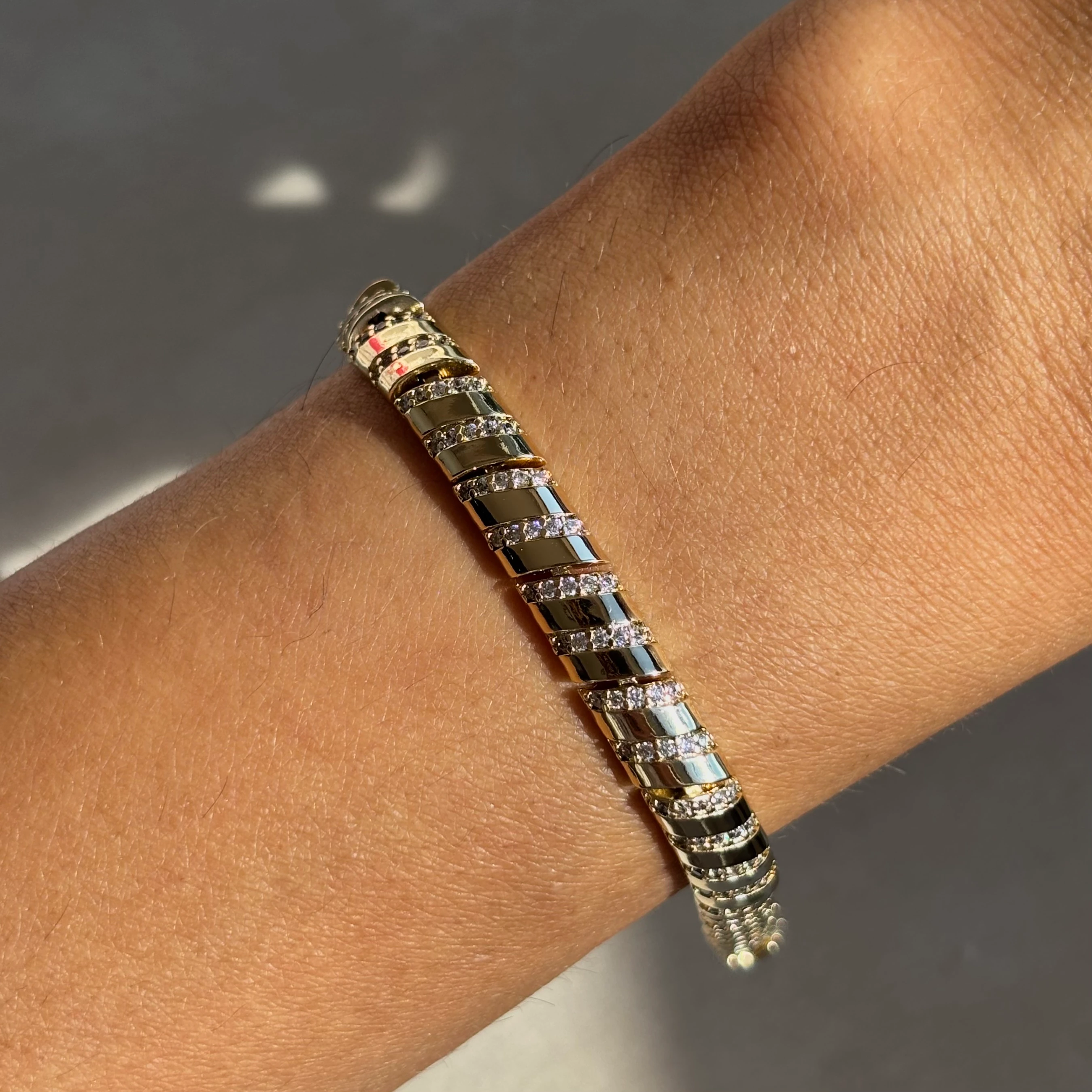 14K altın kaplama mix bileklik 