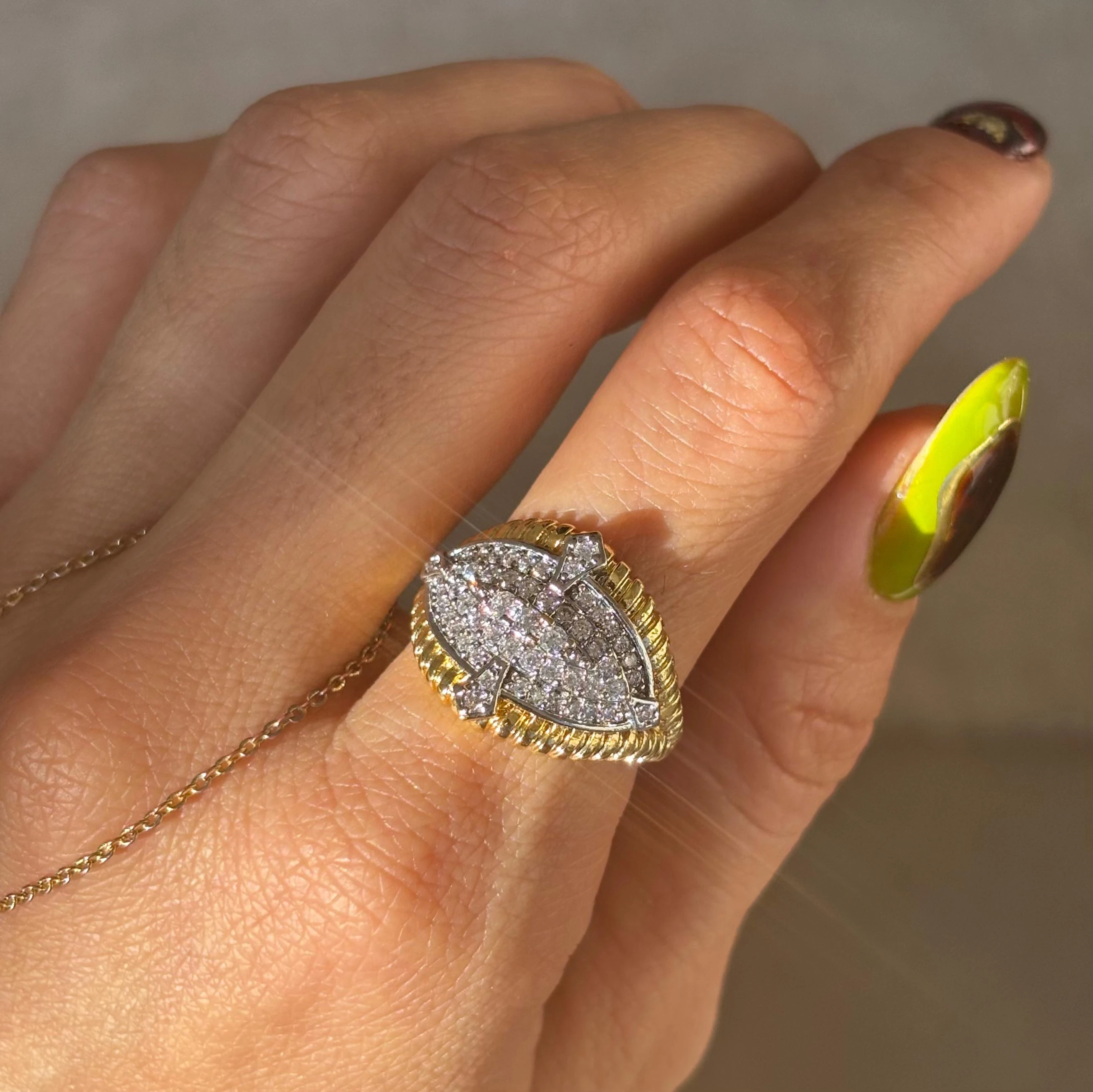 Vip Elips Full Taşlı Yüzük