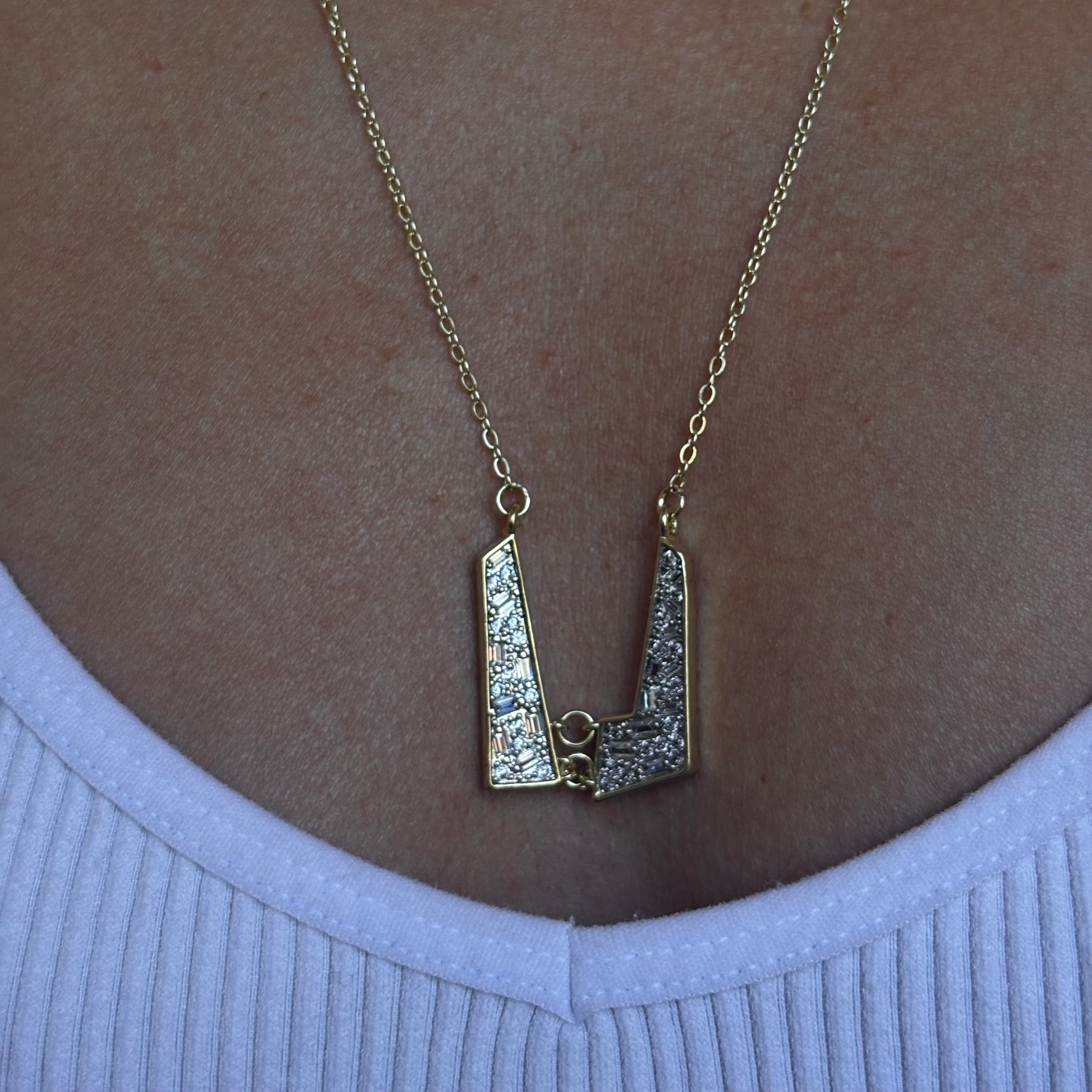 Vip kırık taşlı kolye