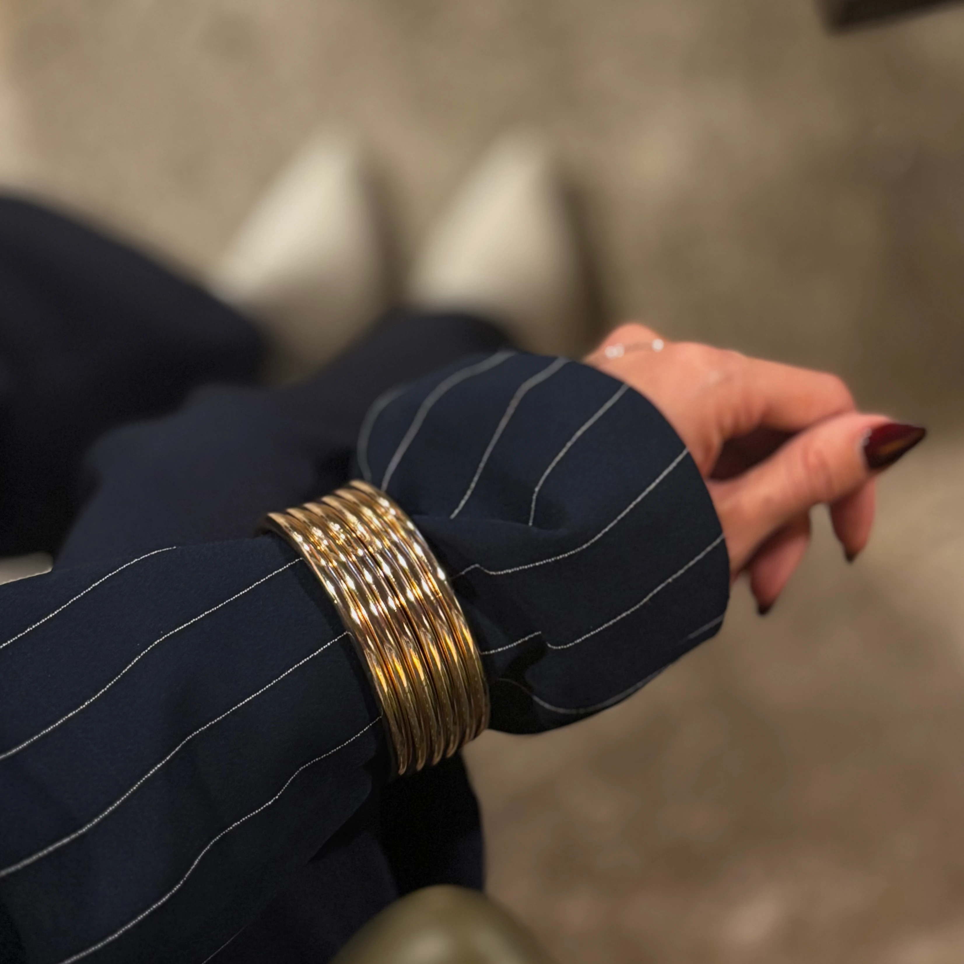 Gold ince trend bilezik 