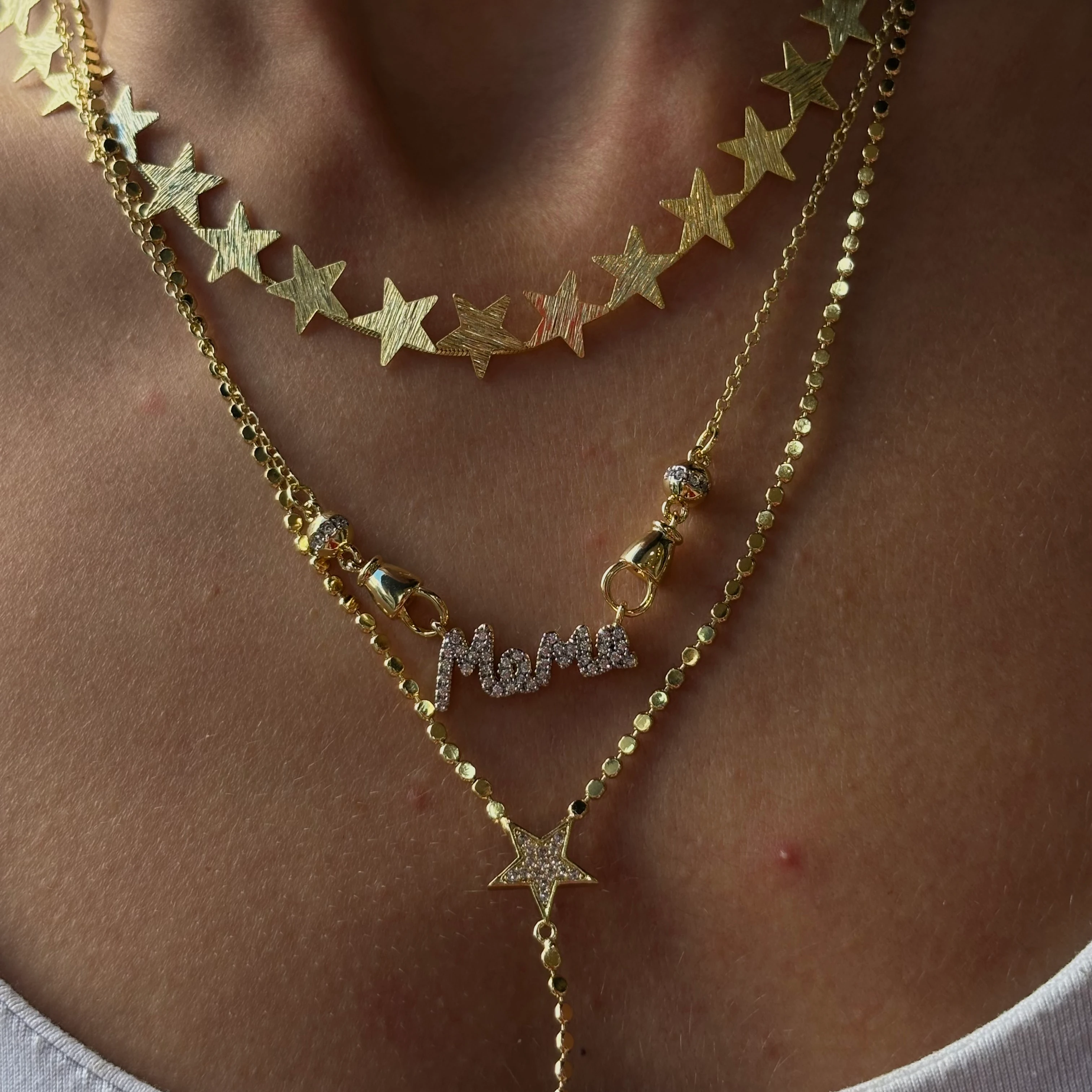 Vip mama yazılı kolye