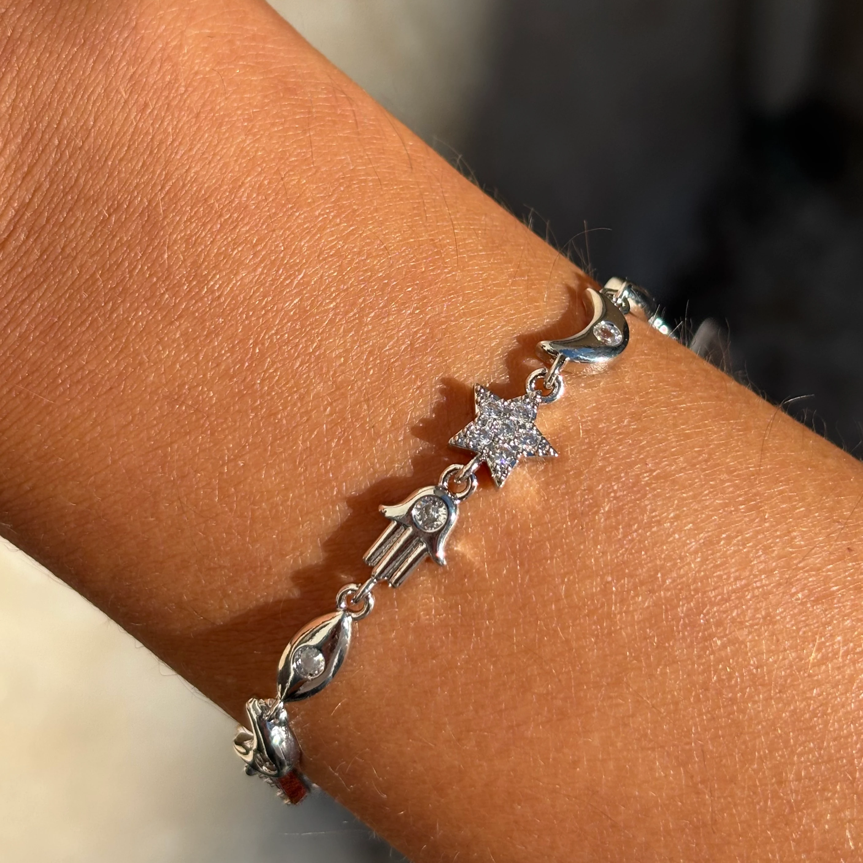 Çelik manifest bileklik silver 