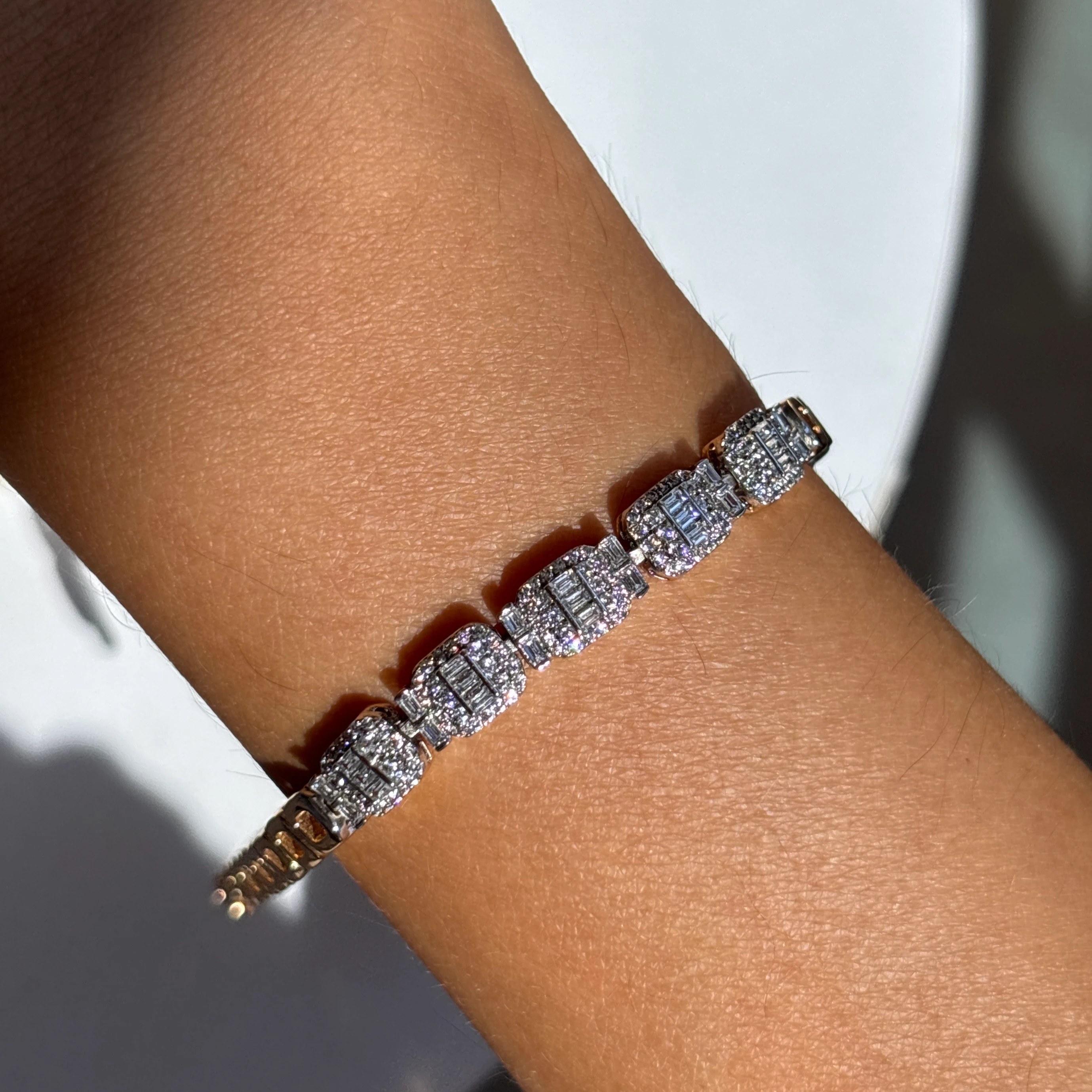 Xuping rosegold taşlı bileklik