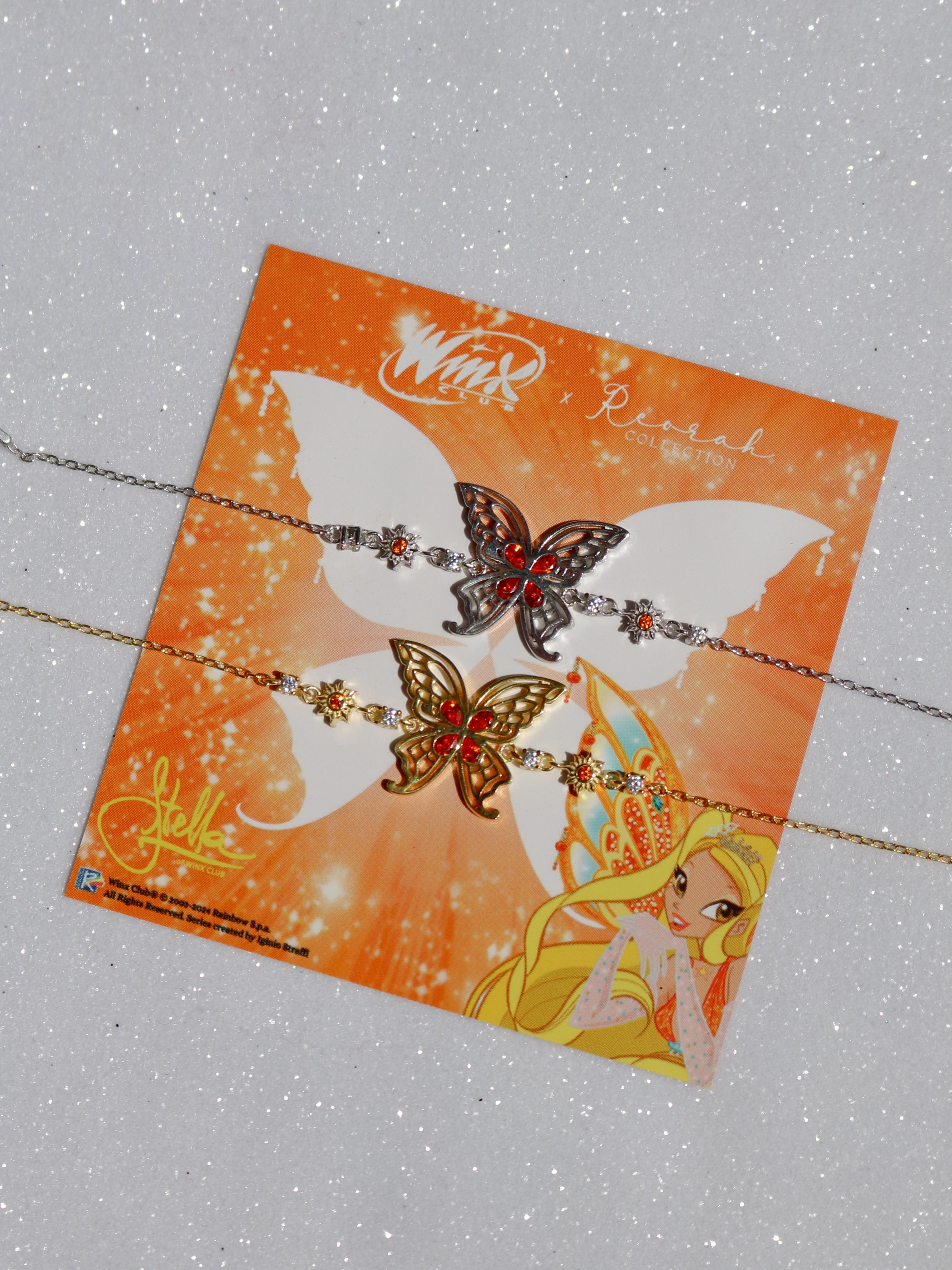 Winx Club® Stella Enchantix Wings 925 Silver Bracelet