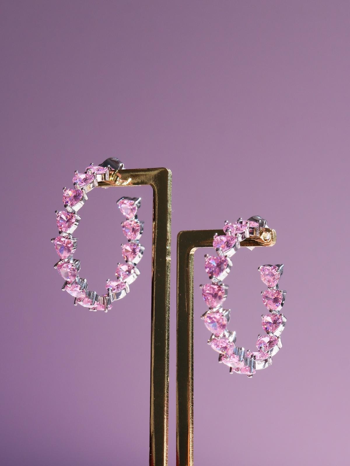 Multi Heart Earrings Colors Collection