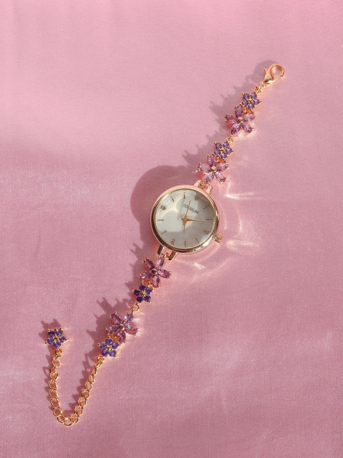 Lilac Flowers Watch