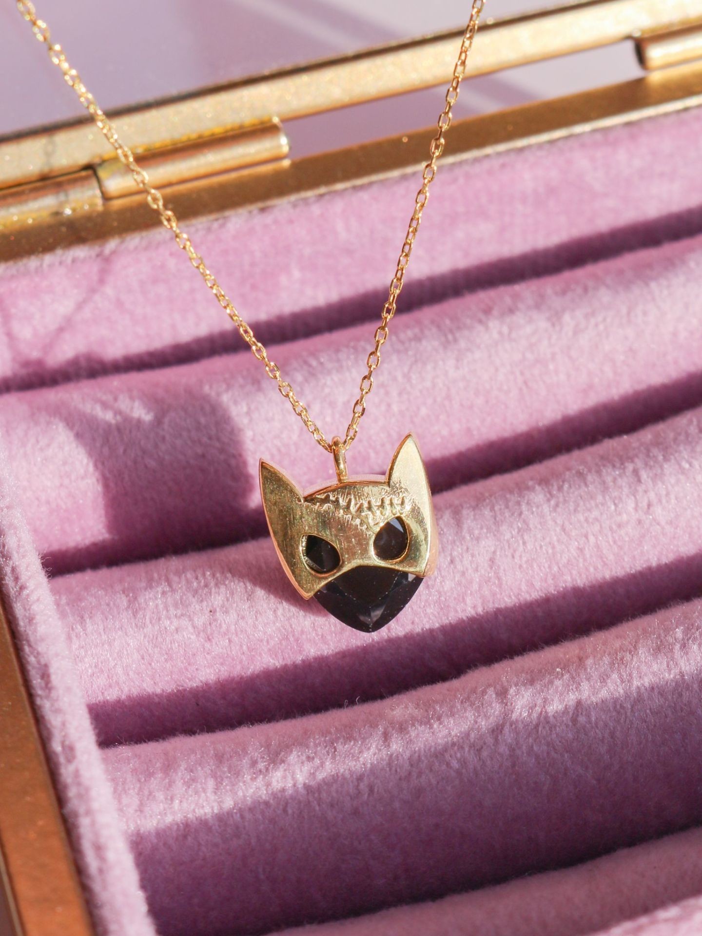 Cat Women 925 Silver Necklace