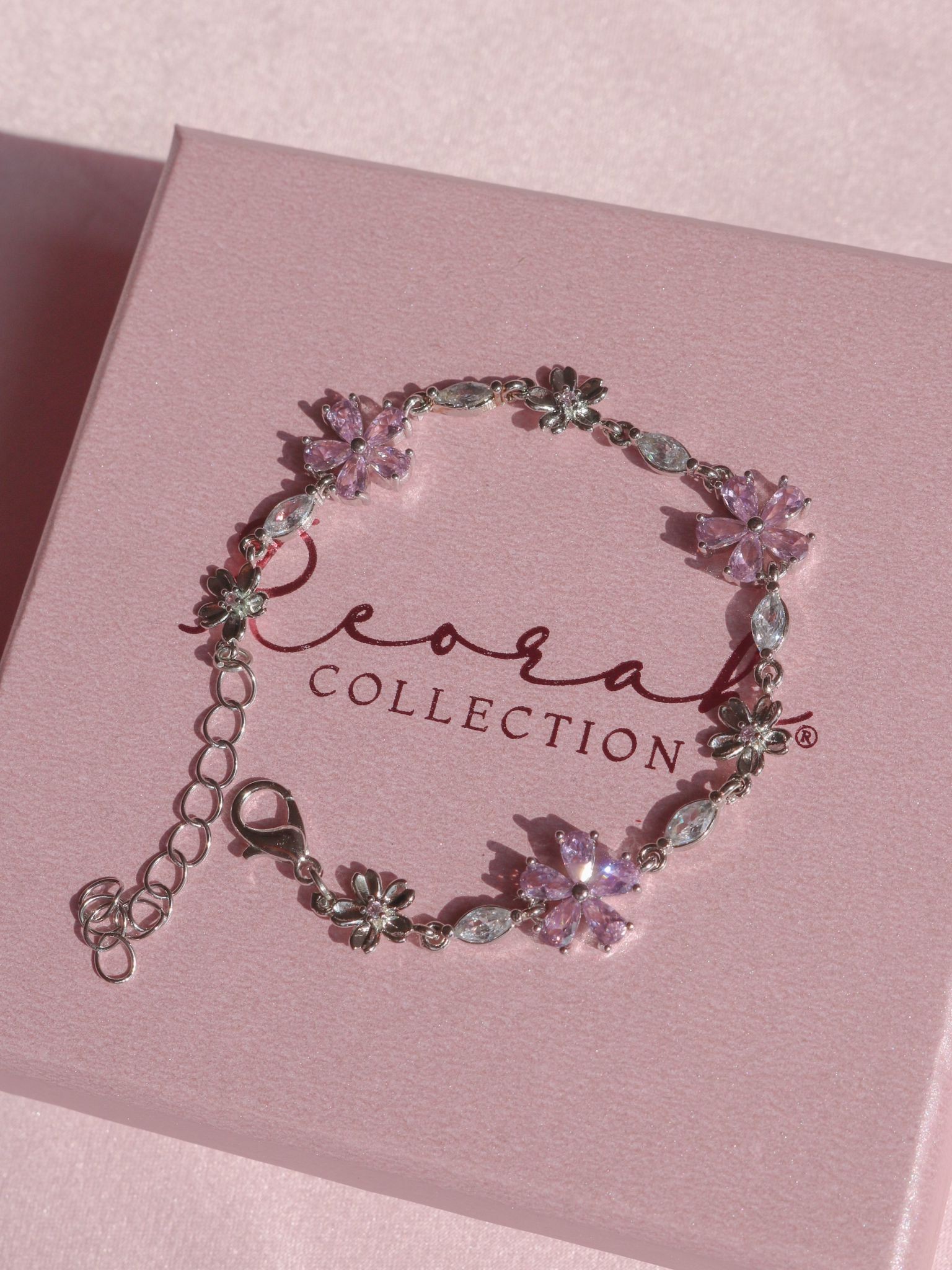 Flower Ladies Code Bracelet