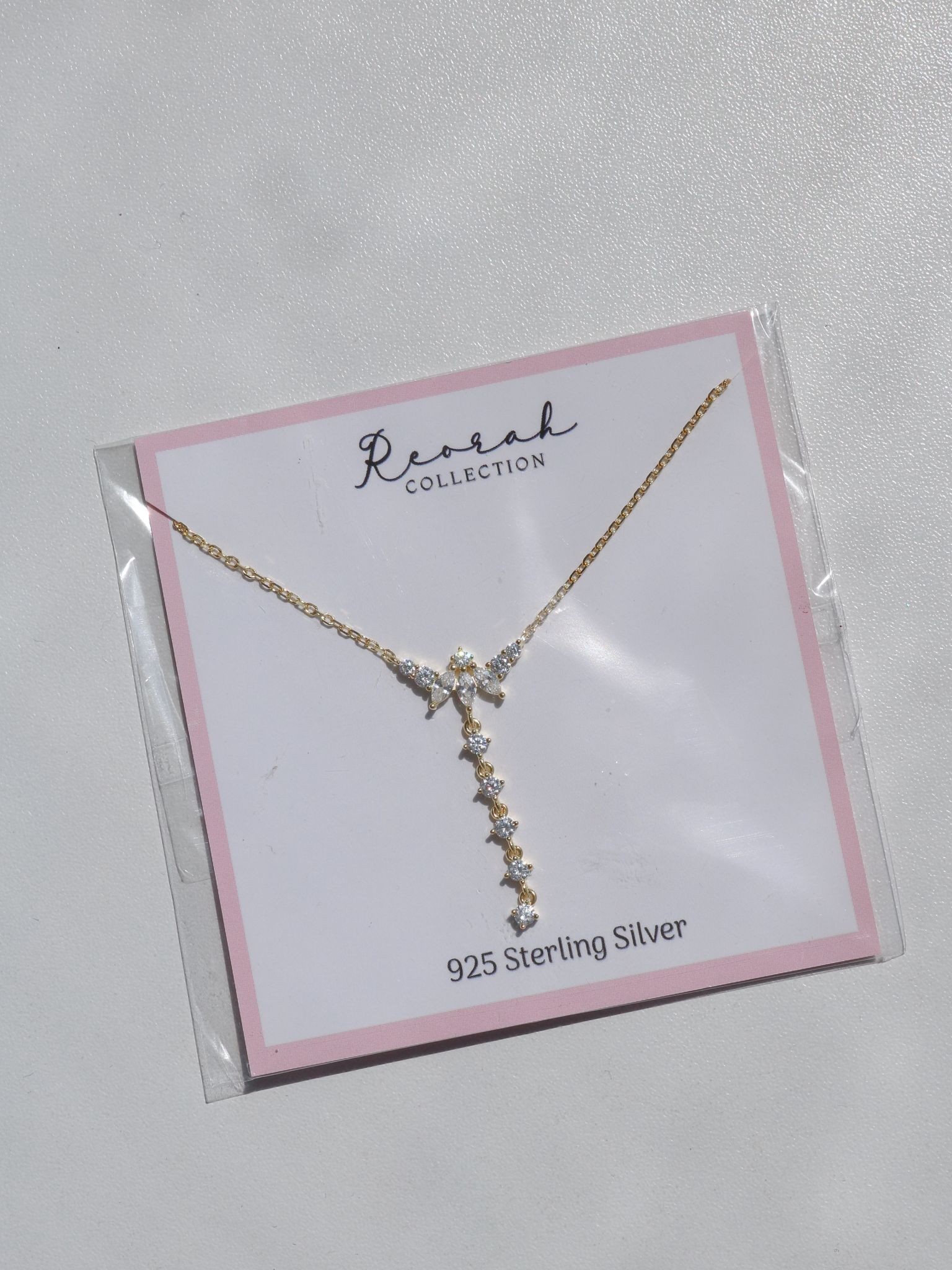 Crystal Drop 925 Gümüş Kolye