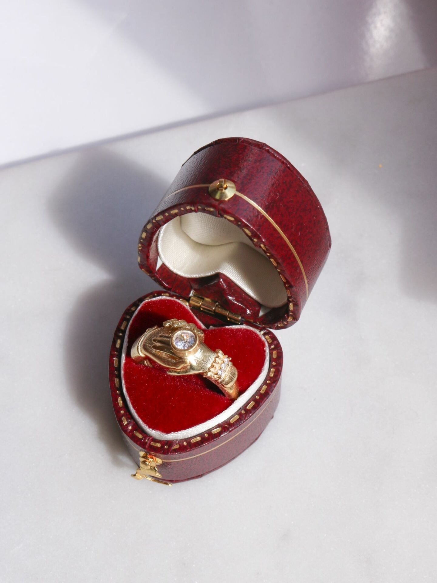 Empty Heart 925 Silver Ring