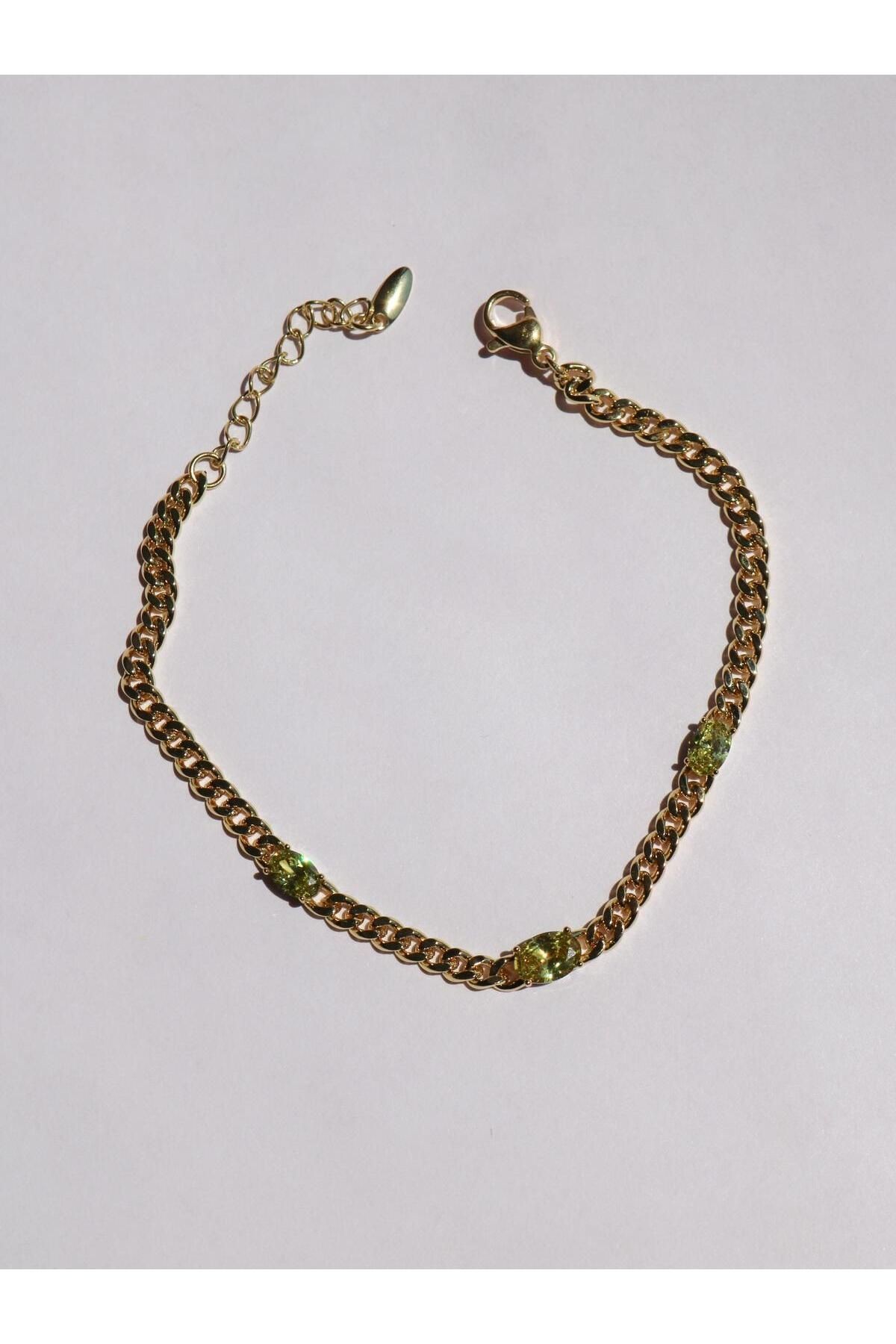 Olive Green Steel Bracelet