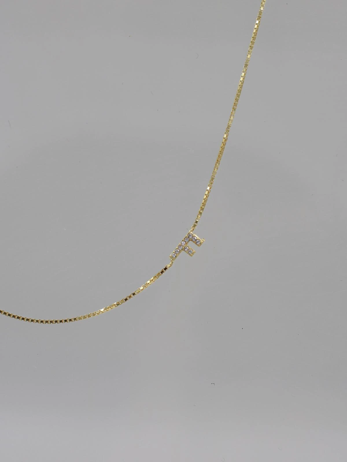 Bridges Letter 925 Silver Necklace