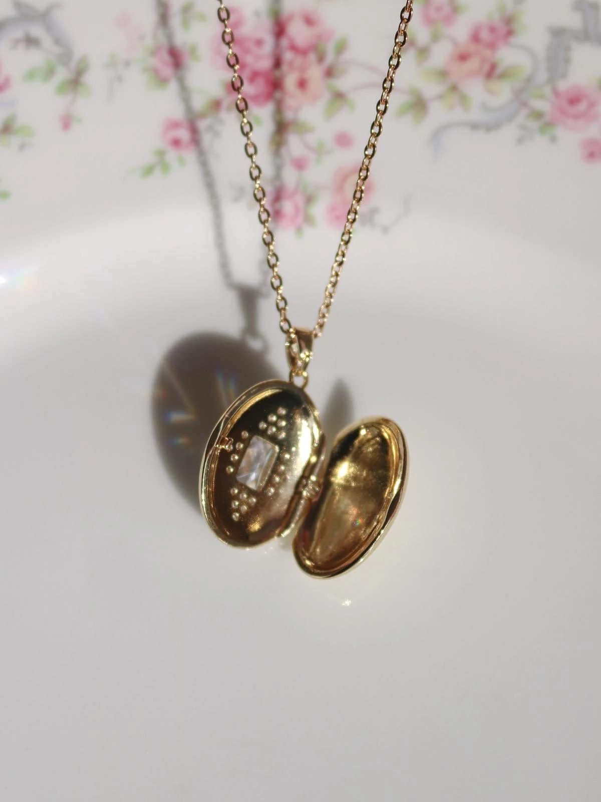 Gem of My Heart Kişiye Özel Fotoğraflı Kapaklı Kolye