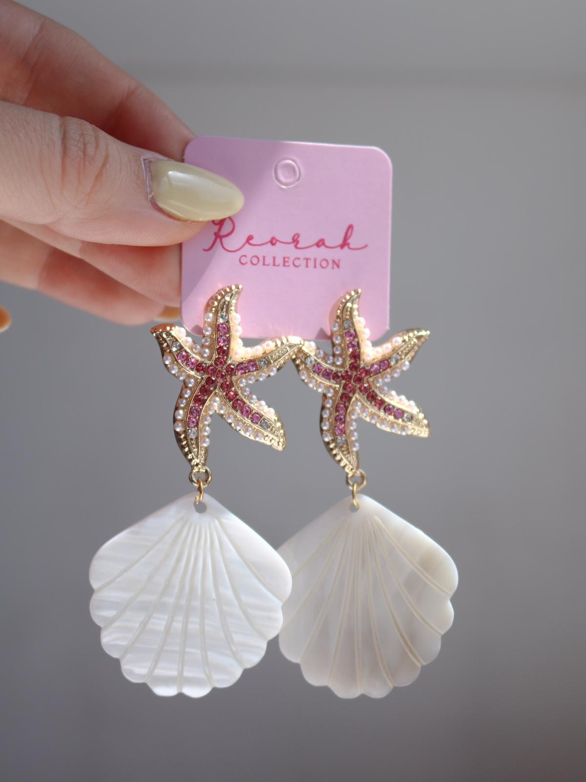 Shell Star Küpe