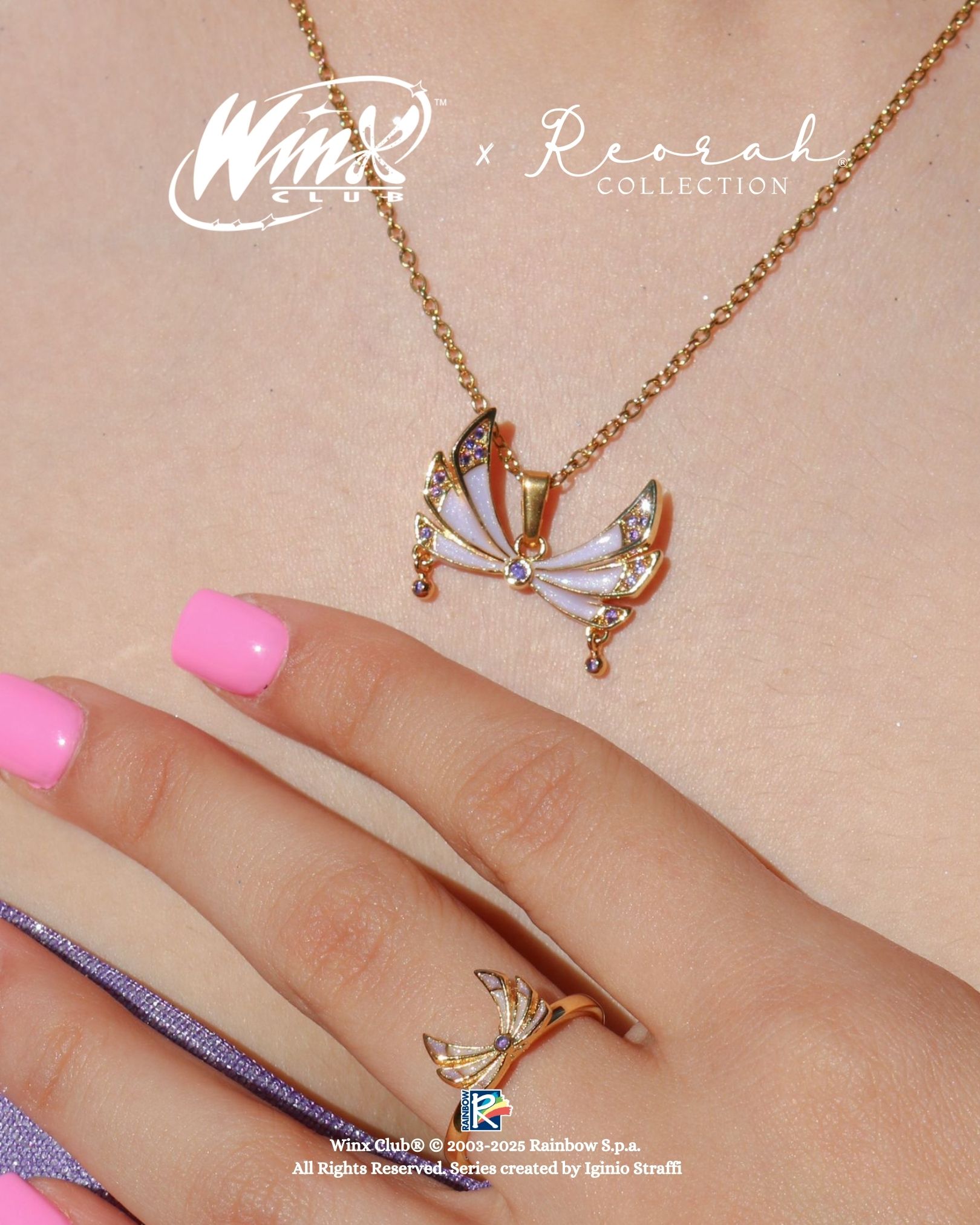 Winx Club® Tecna Enchantix Fairy Wings Necklace