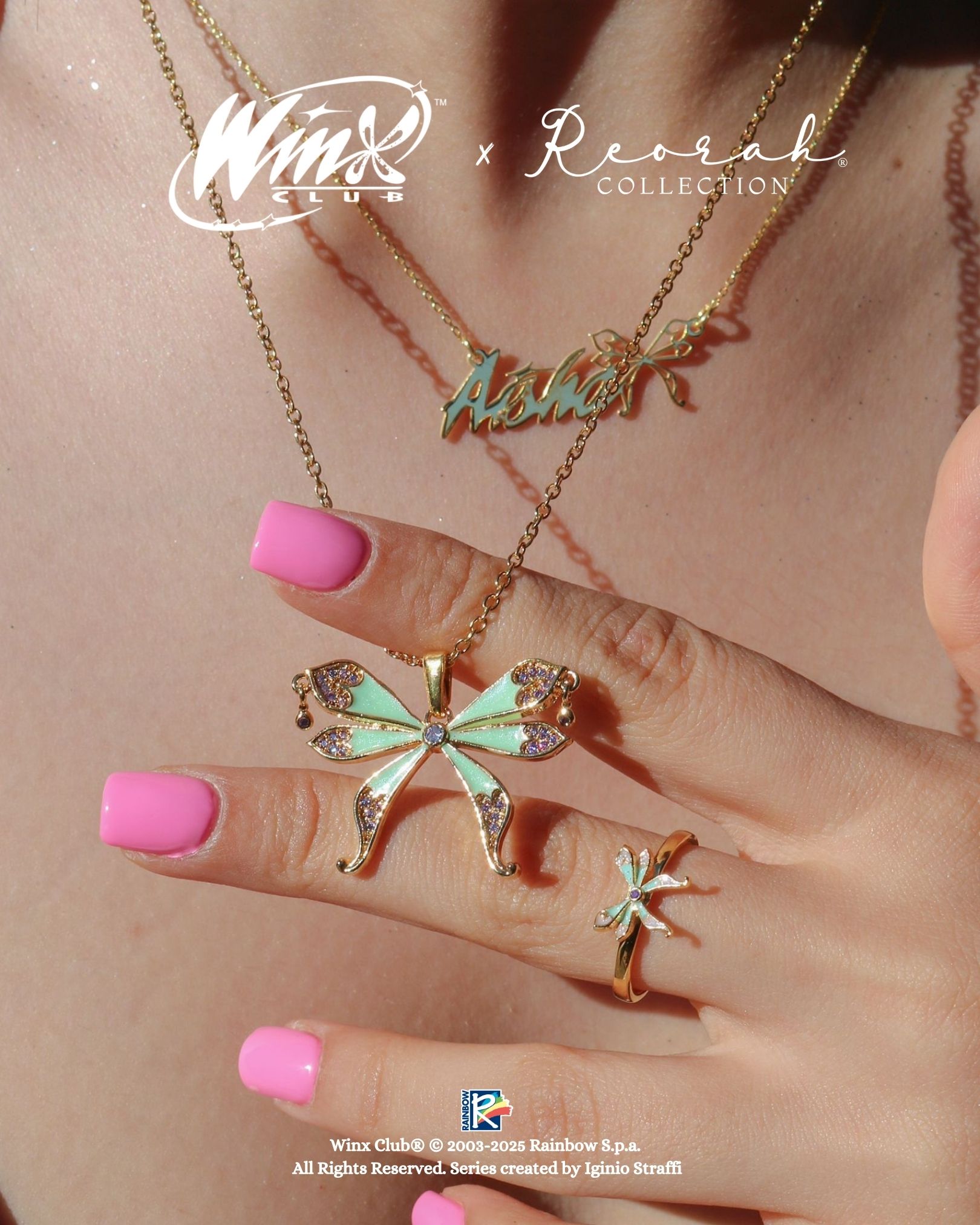 Winx Club® Aisha Enchantix Fairy Wings Necklace
