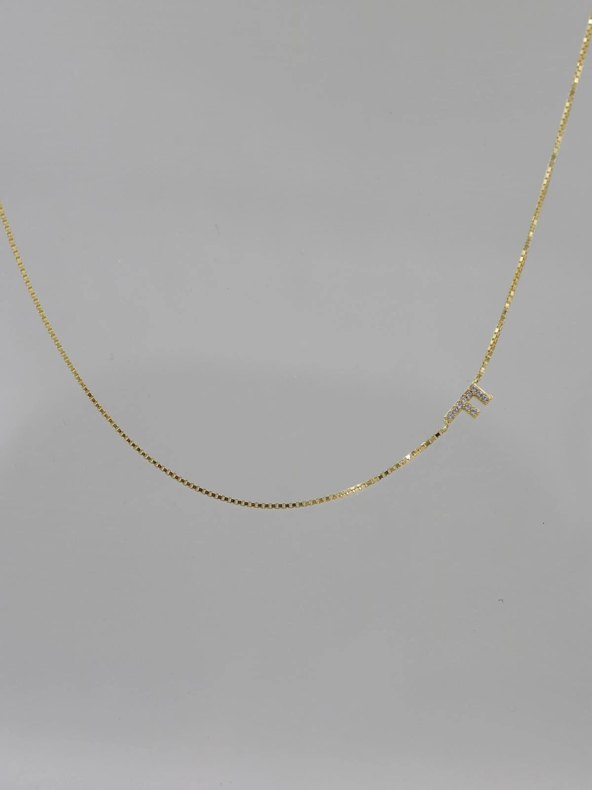 Bridges Letter 925 Silver Necklace