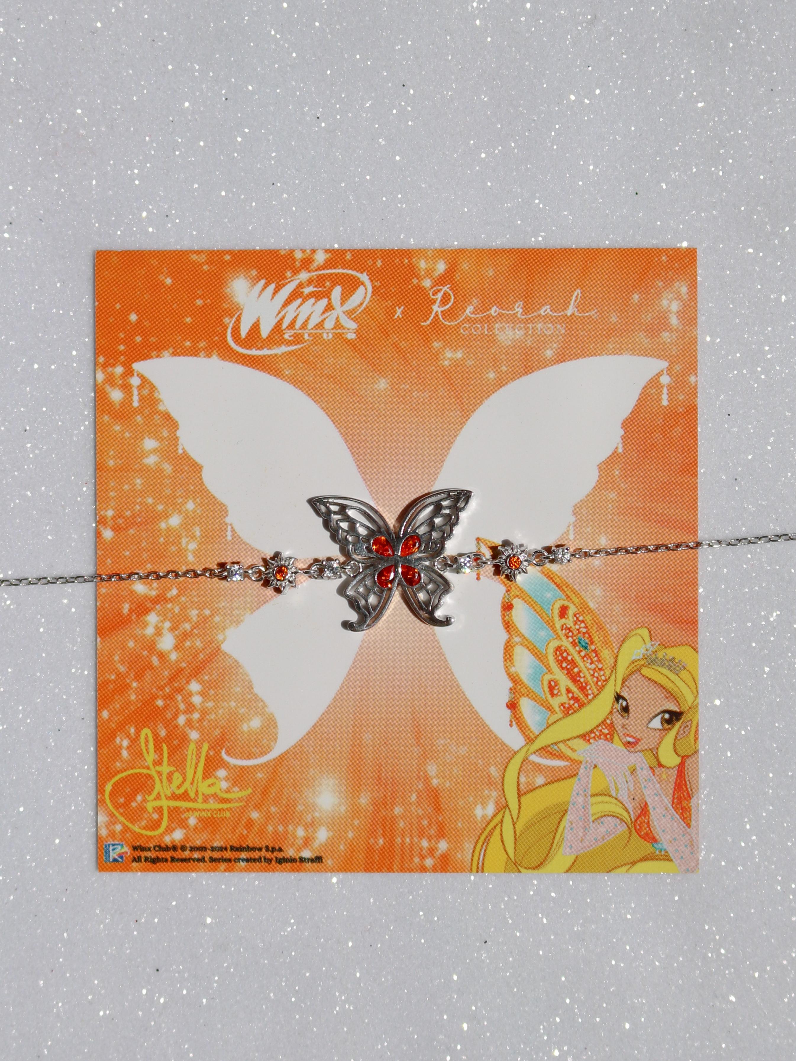 Winx Club® Stella Enchantix Wings 925 Silver Bracelet