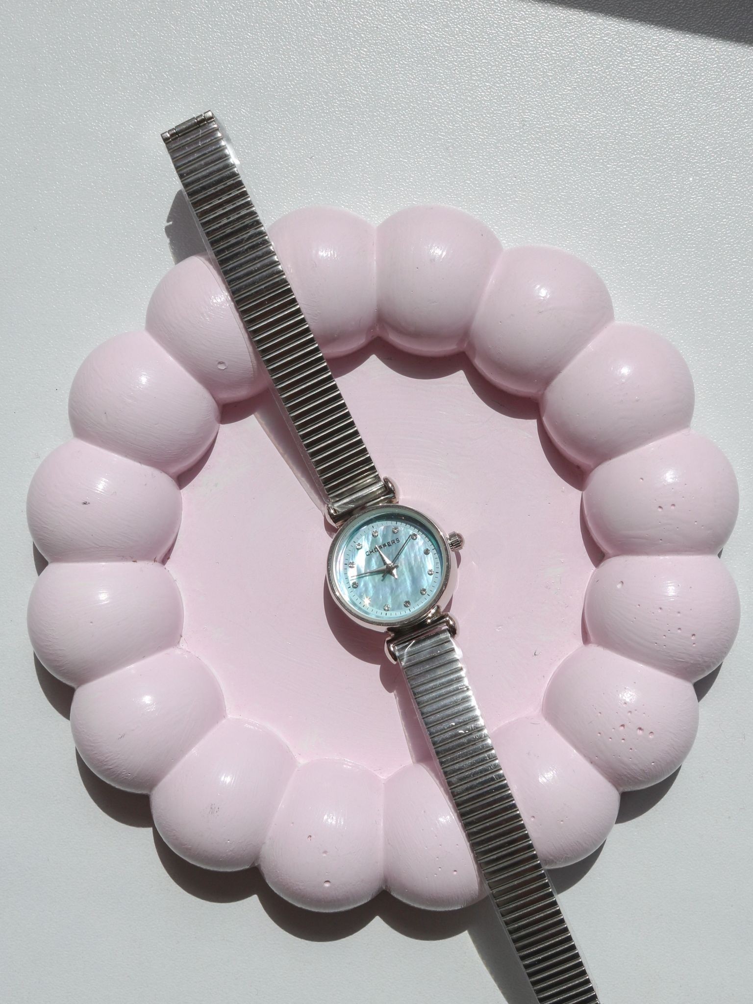 Aura Glow Steel Watch