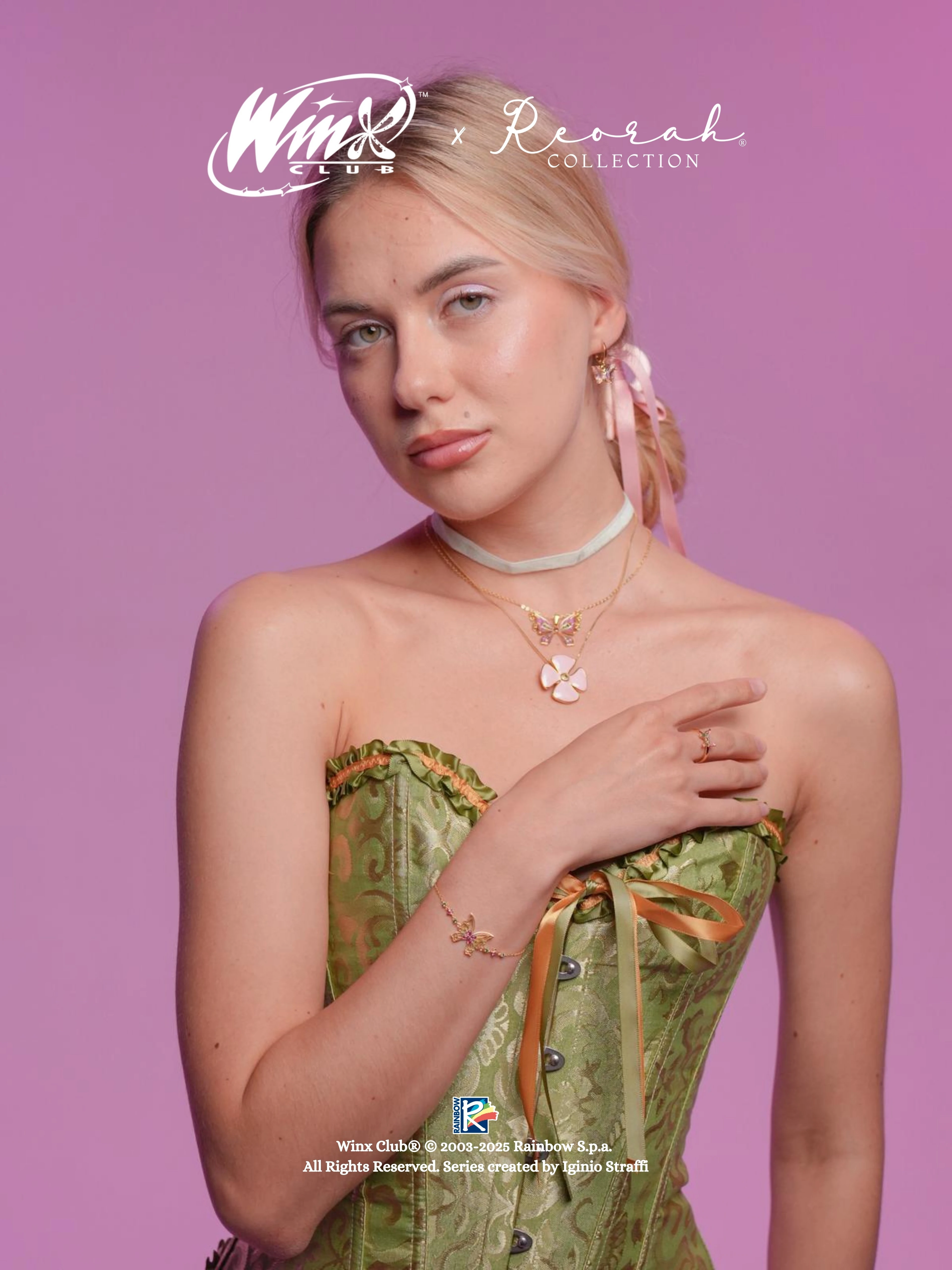 Winx Club® Flora Flower Choker Kolye