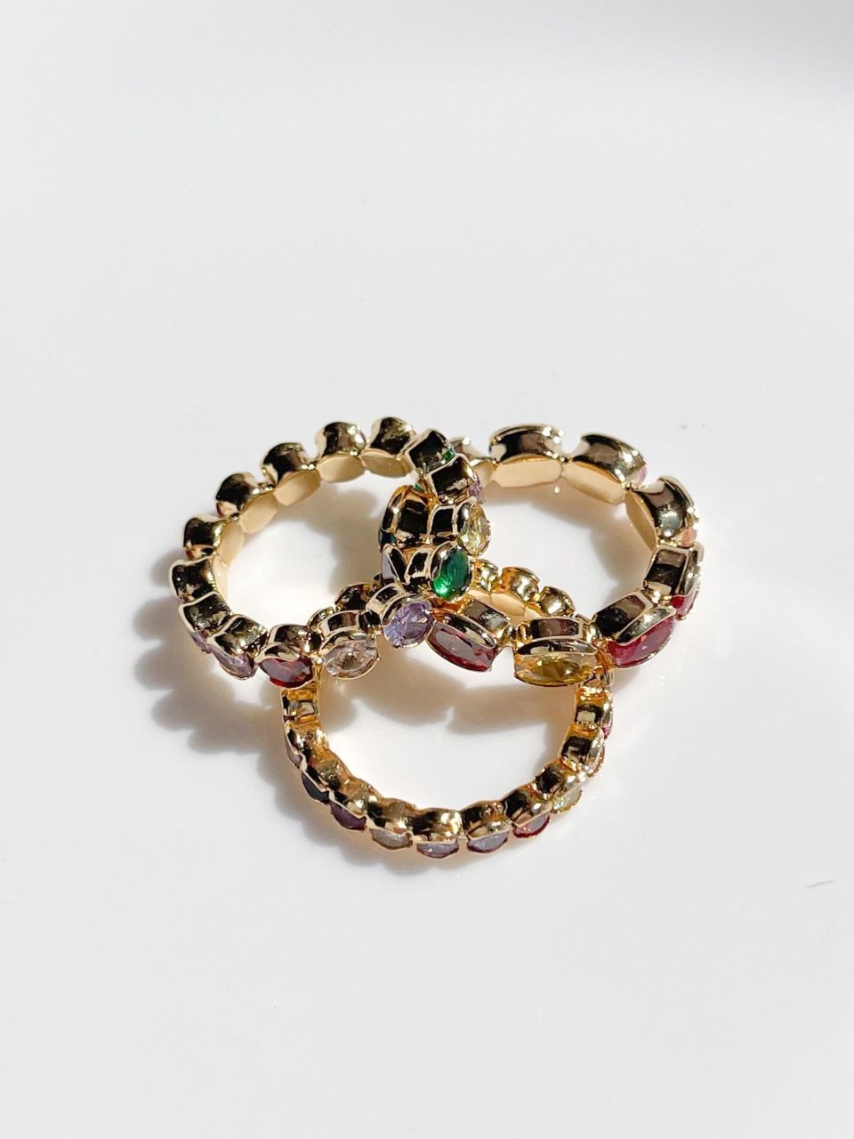 Rings with Colored Stones - L