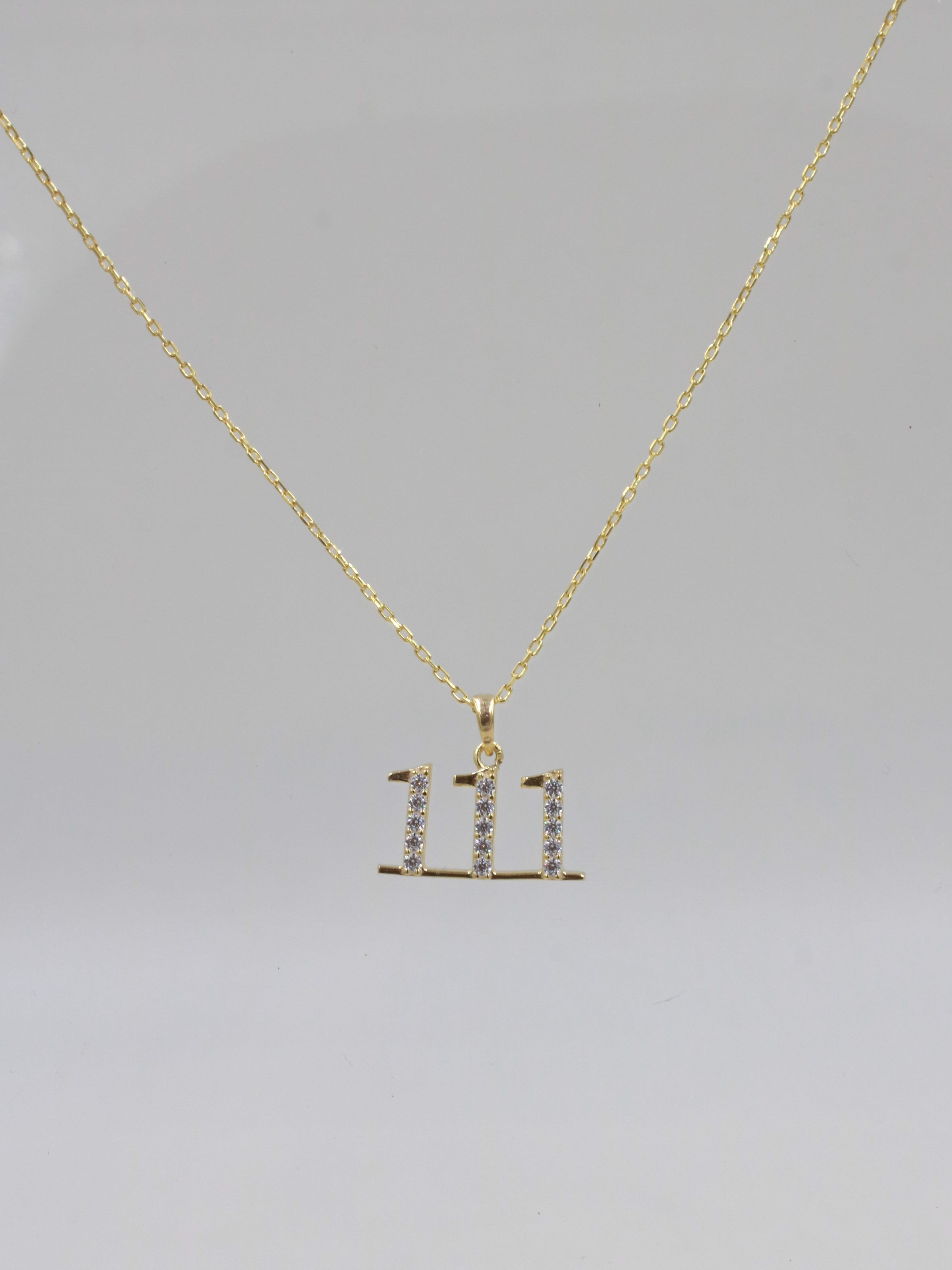 Angel Numbers Code Necklace 925 Silver Necklace