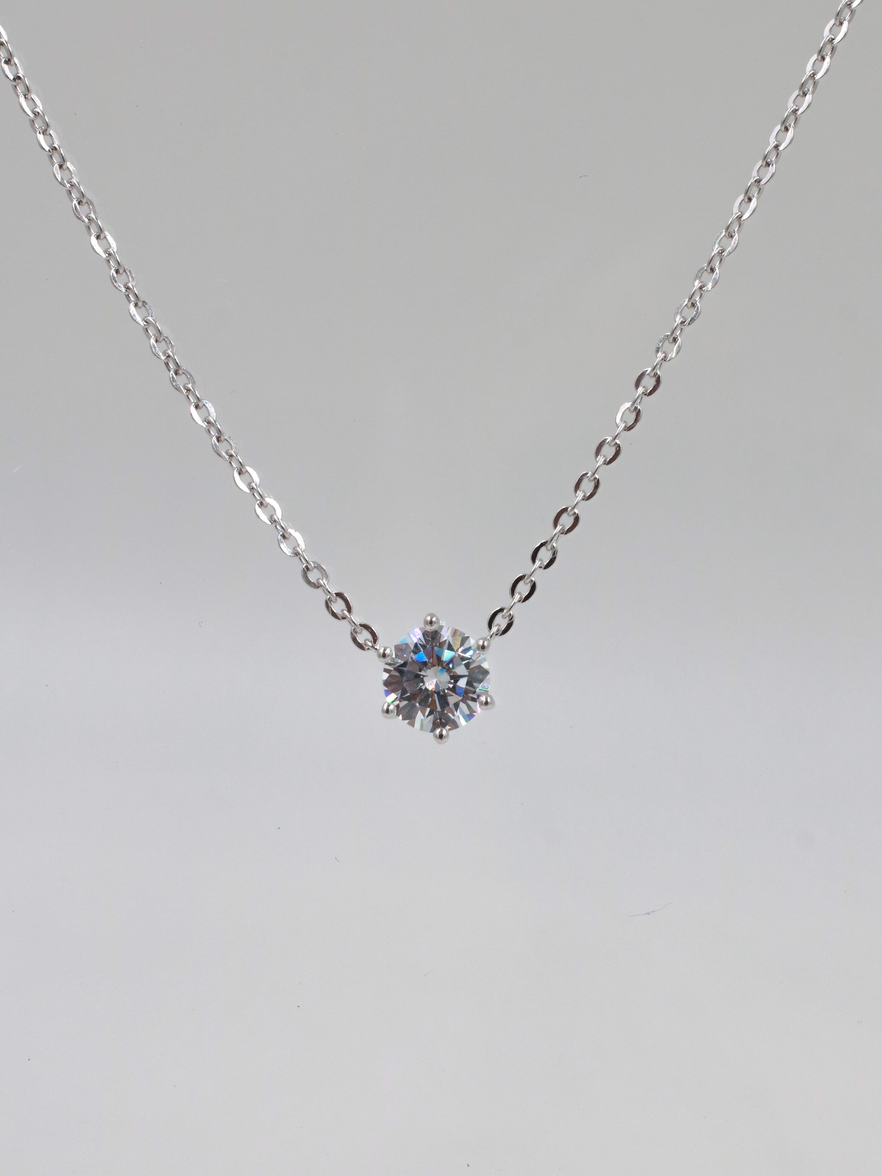 Pure Stone 925 Silver Necklace