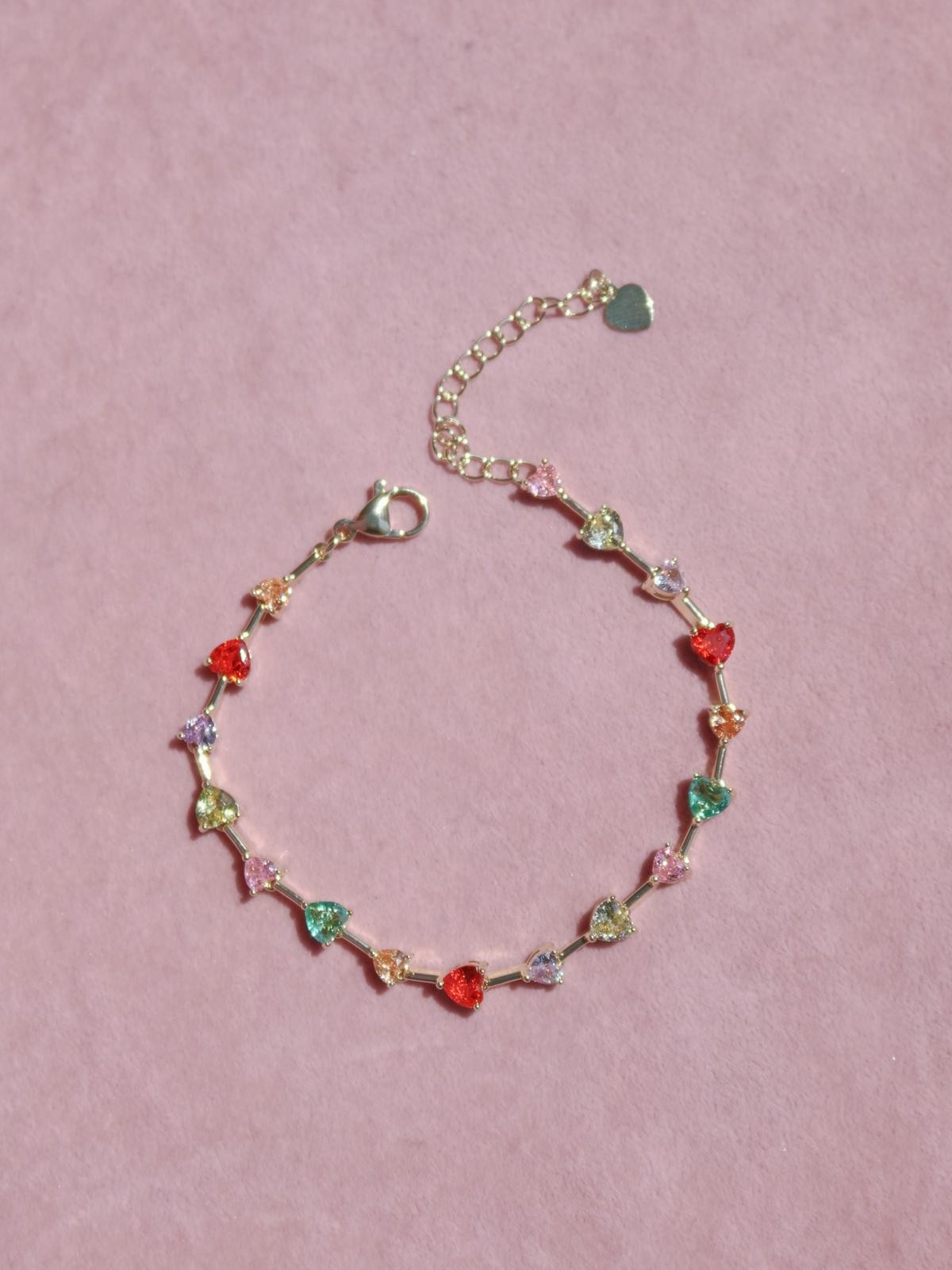 Colorful Heartline Bileklik