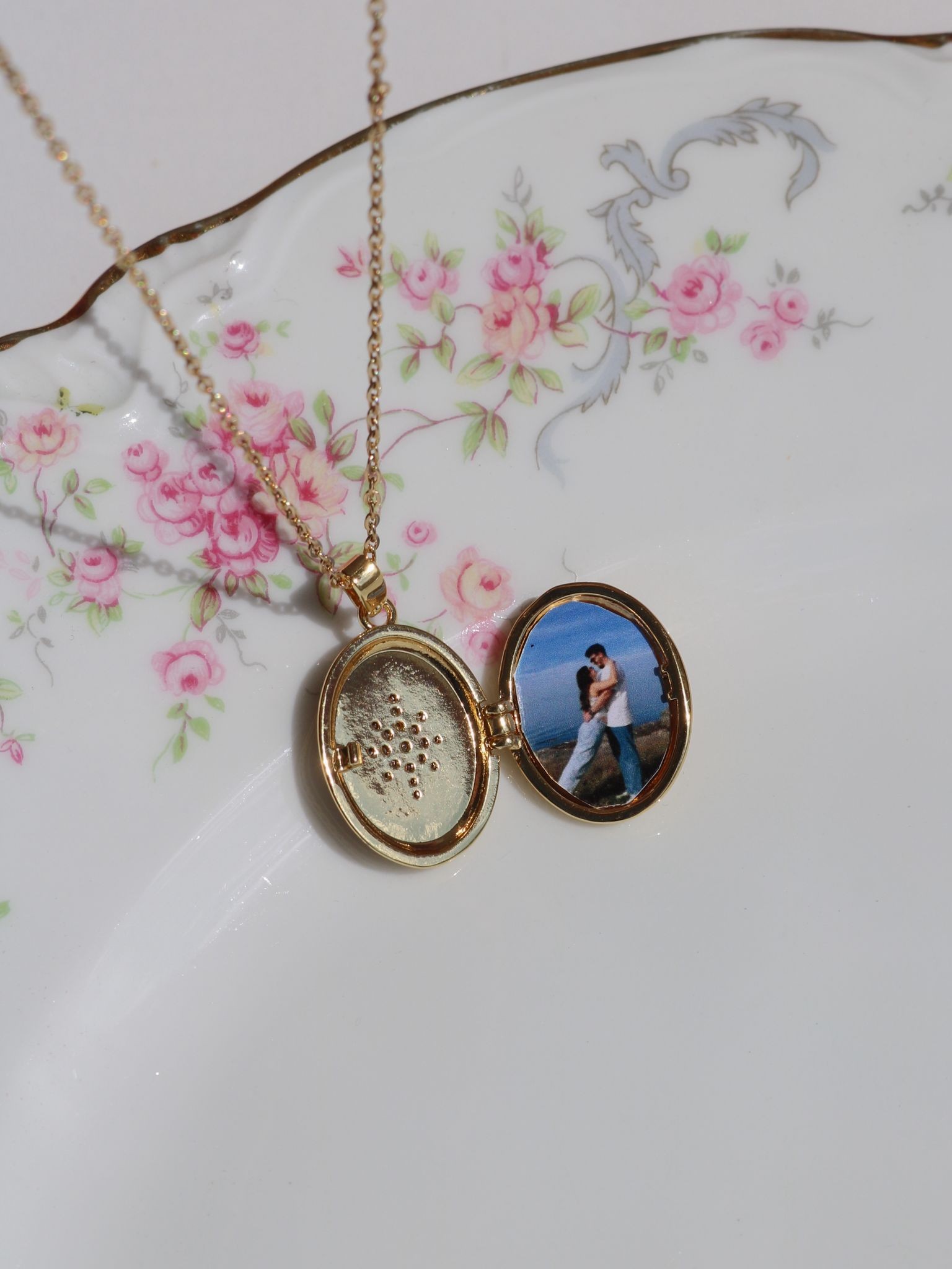 Personalized Photo Memory Locket Steel Necklace