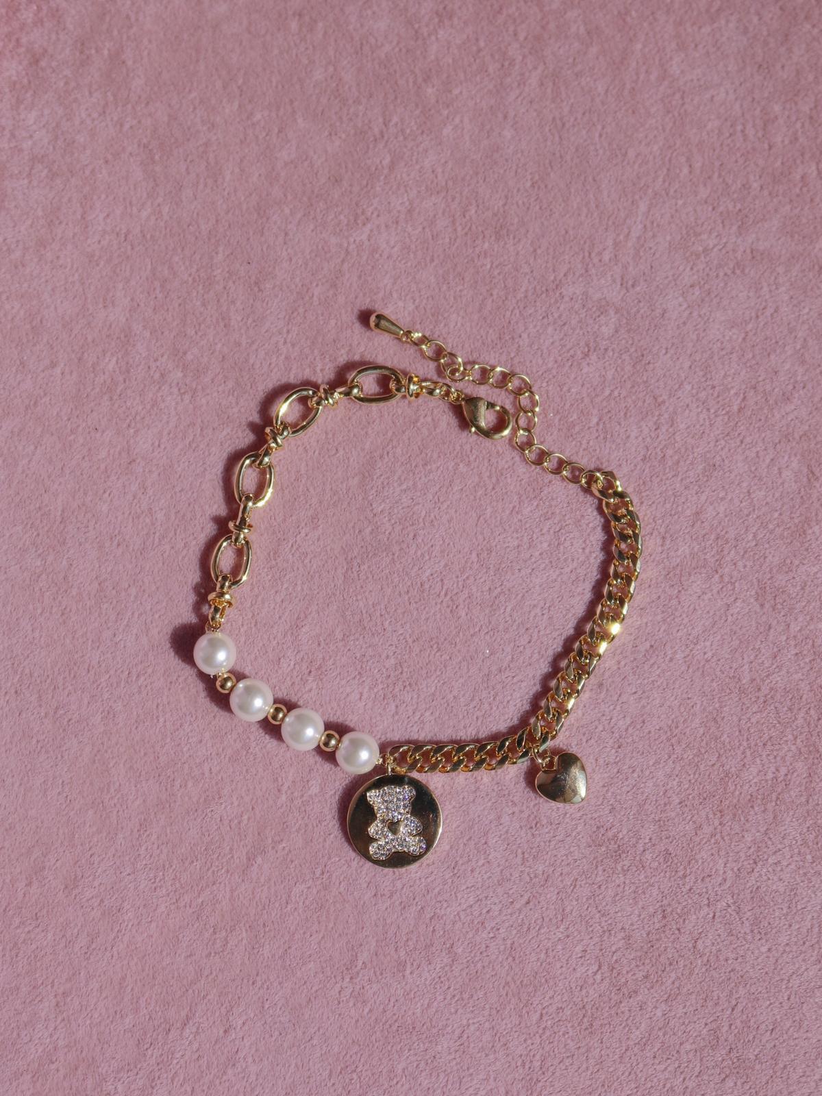 Pearl Teddy Bileklik
