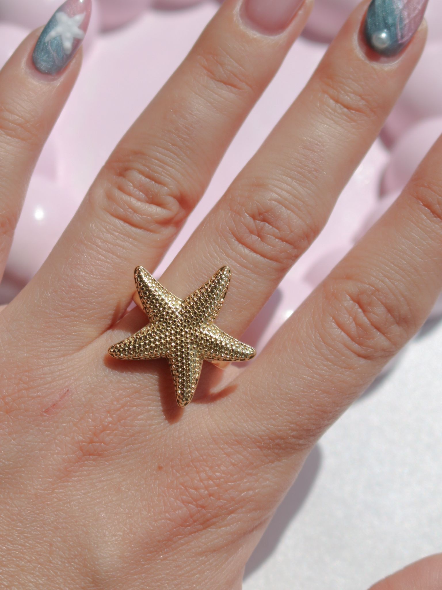 Golden Starfish Yüzük