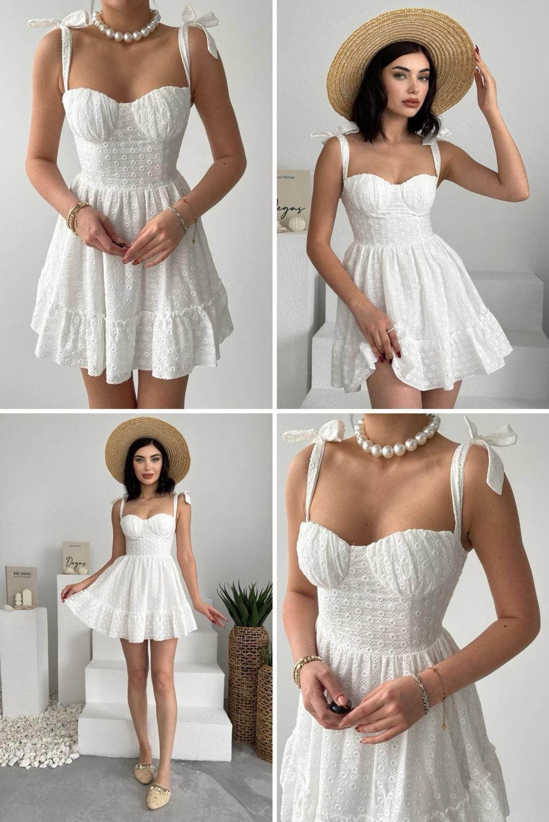 White Vacation Dress