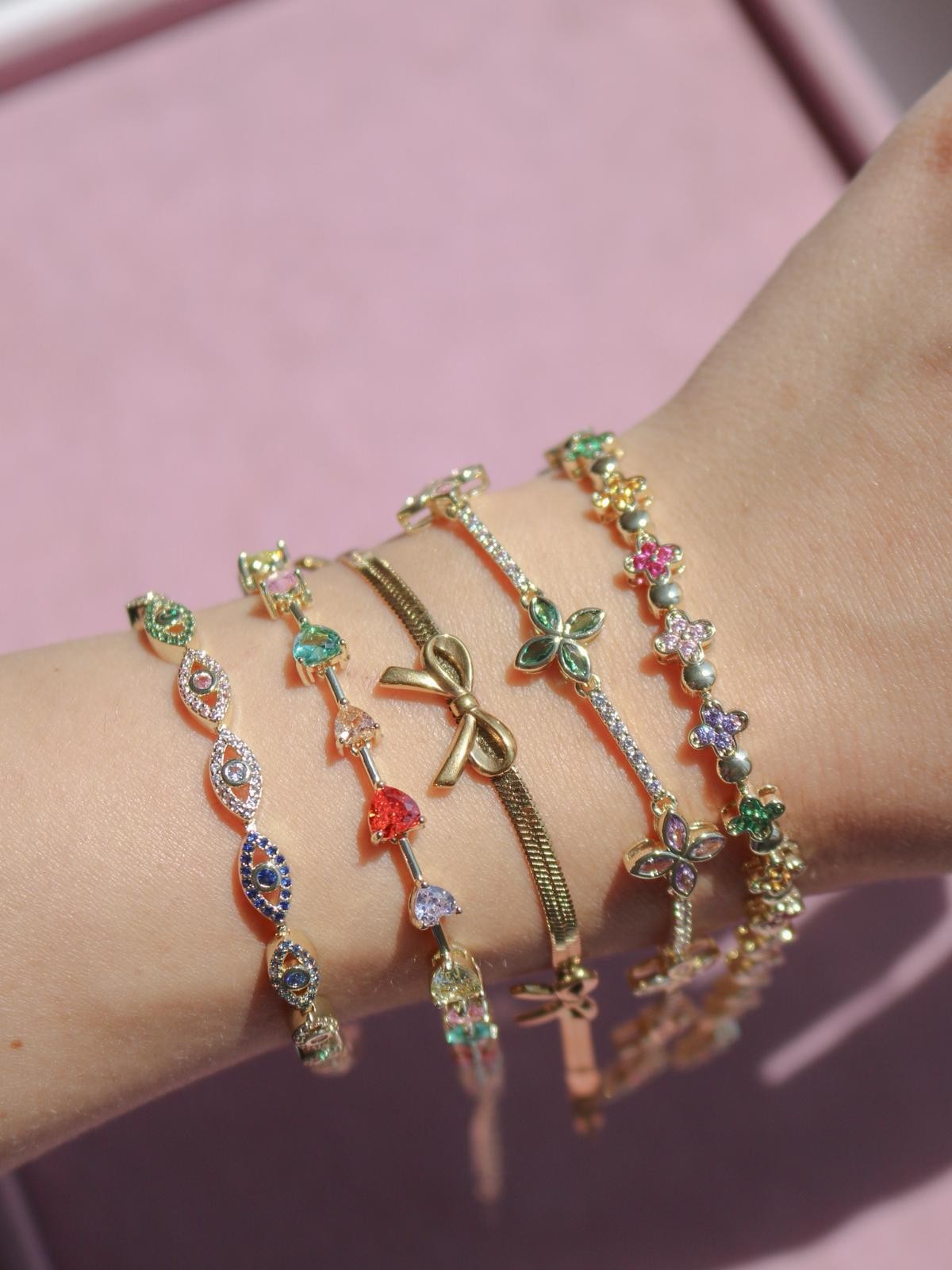 Colorful Heartline Bileklik