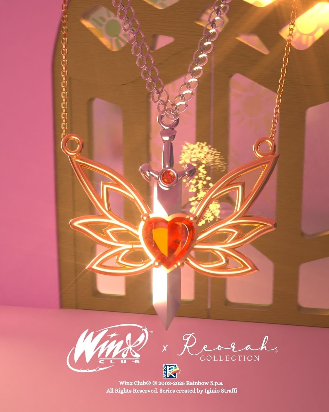 Winx Club® Stella and Brandon Couple Necklace