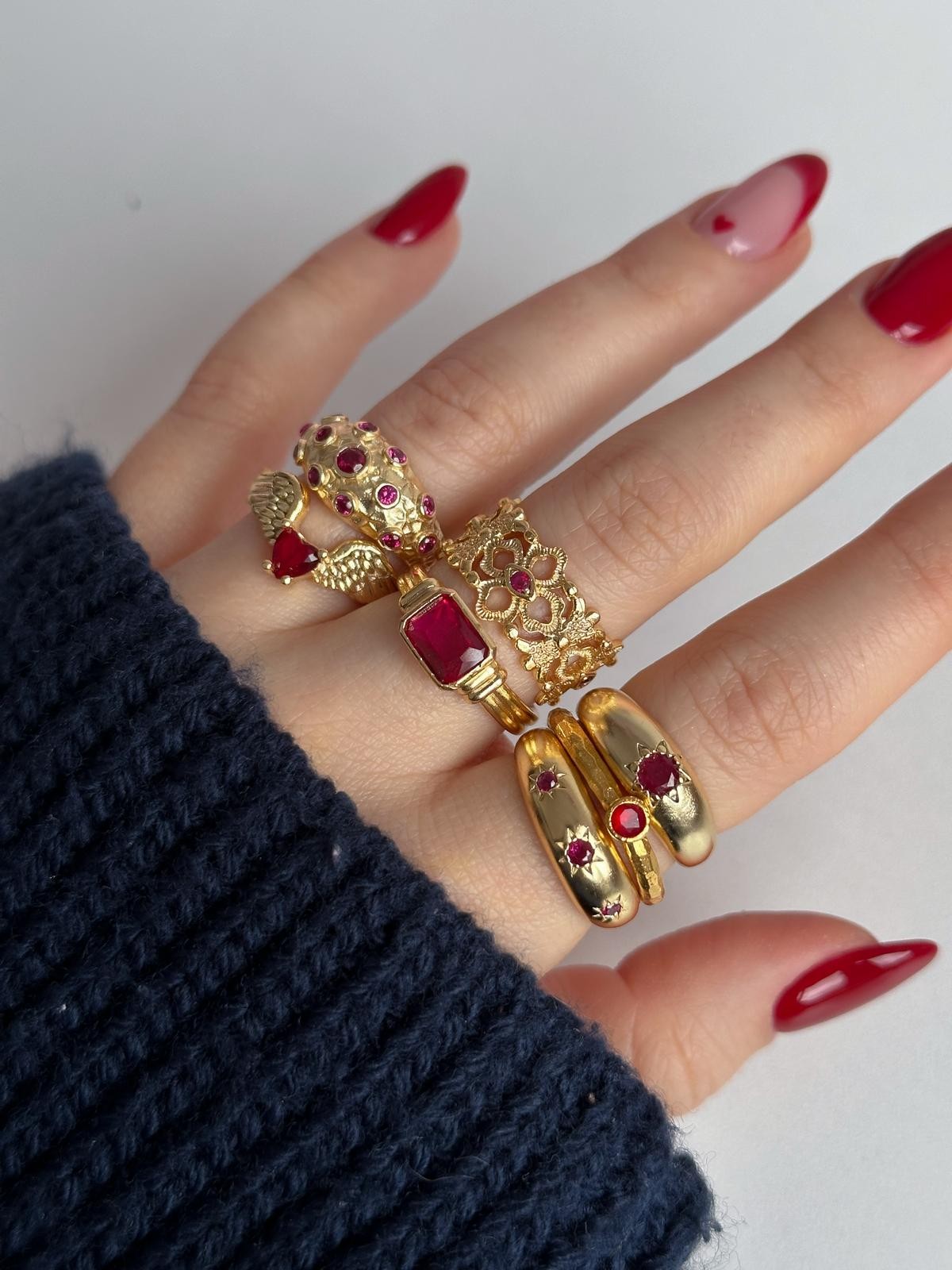 Royal Garnet Ring
