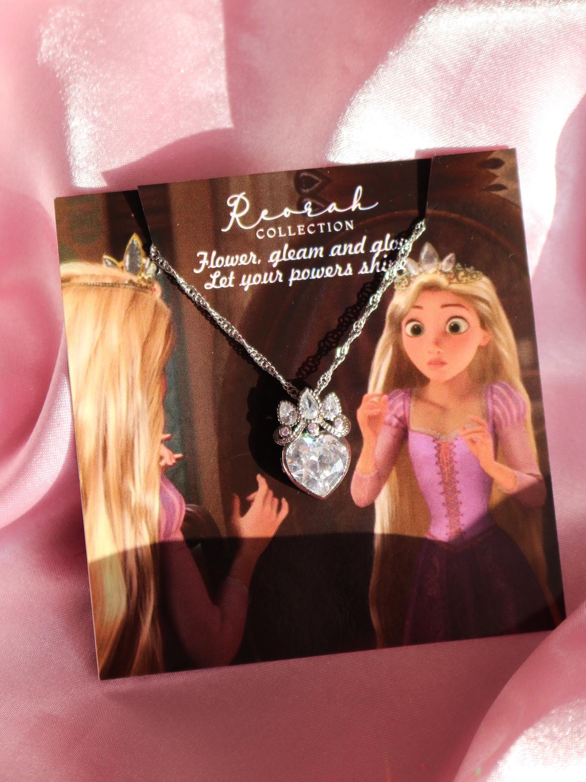 Rapunzel Crown Heart Kolye