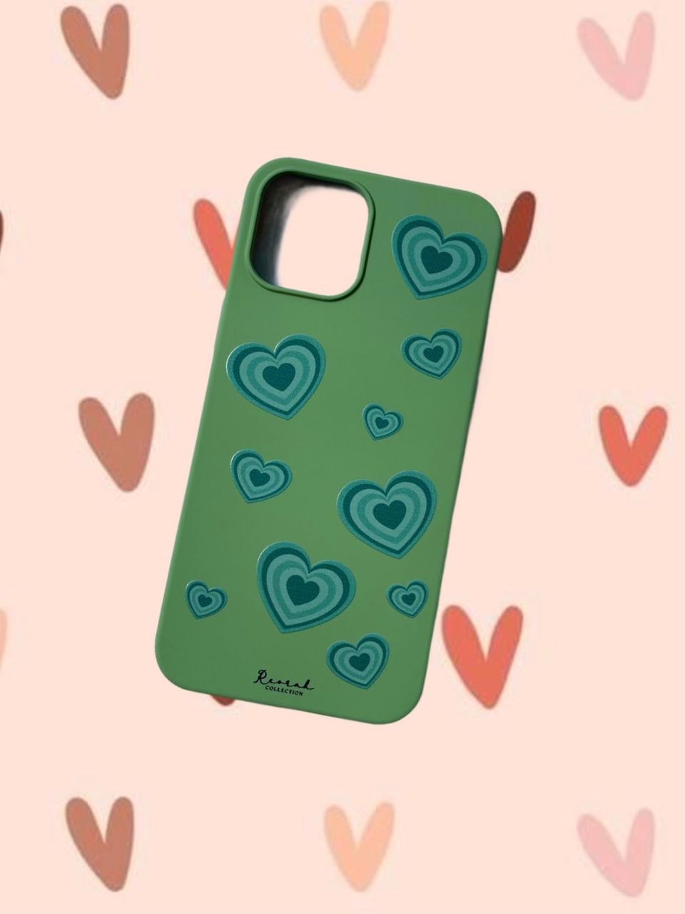 Green Heart Phone Case