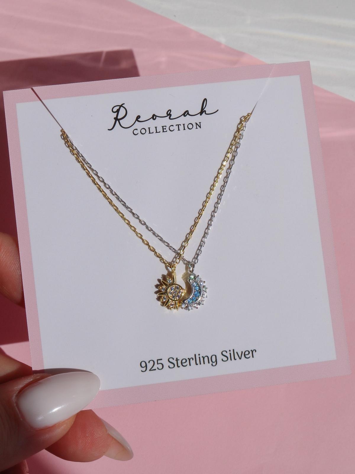 Sky Completed Couple Necklace 925 Silver