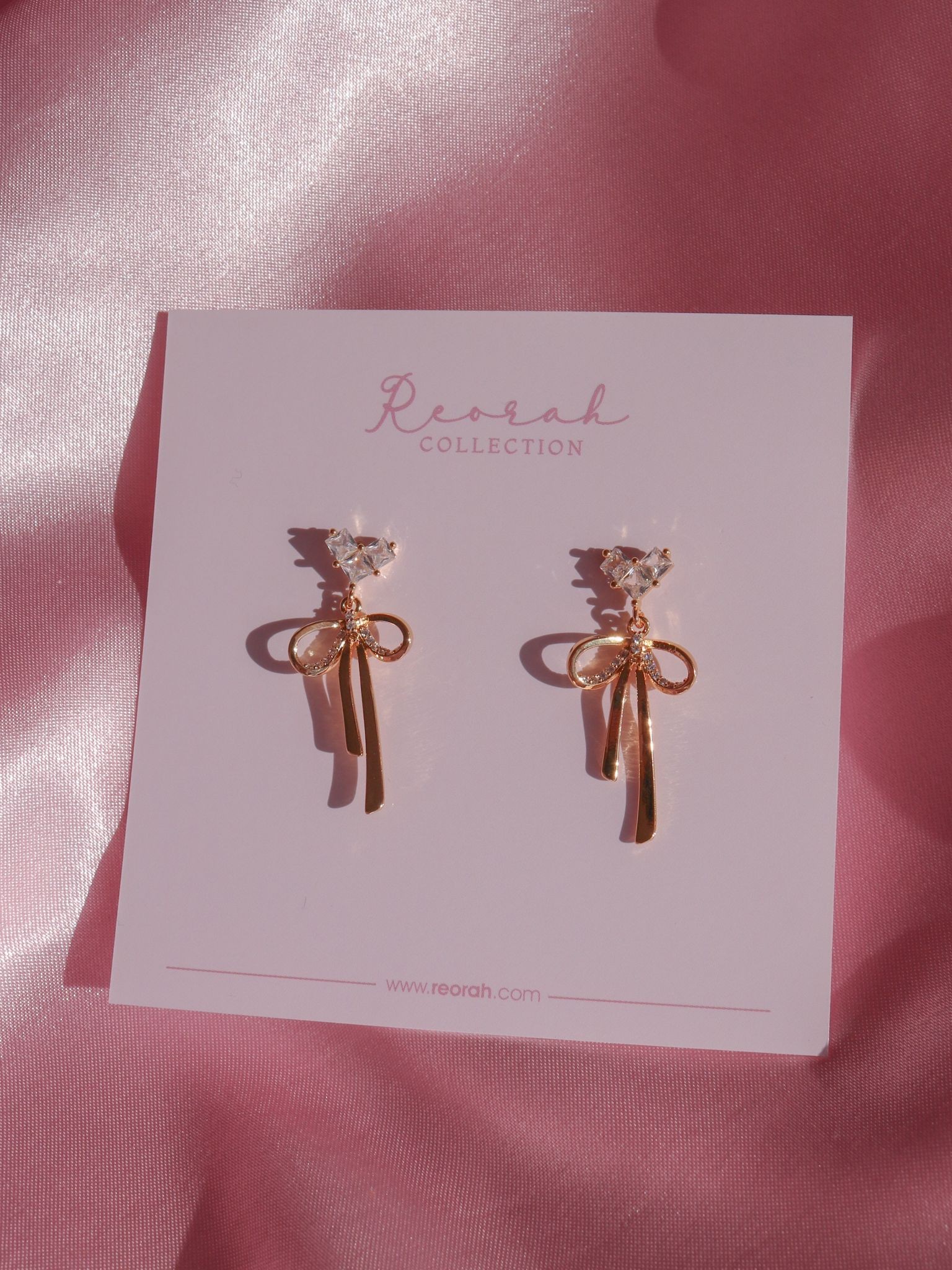 Dazzling Bow Earrings