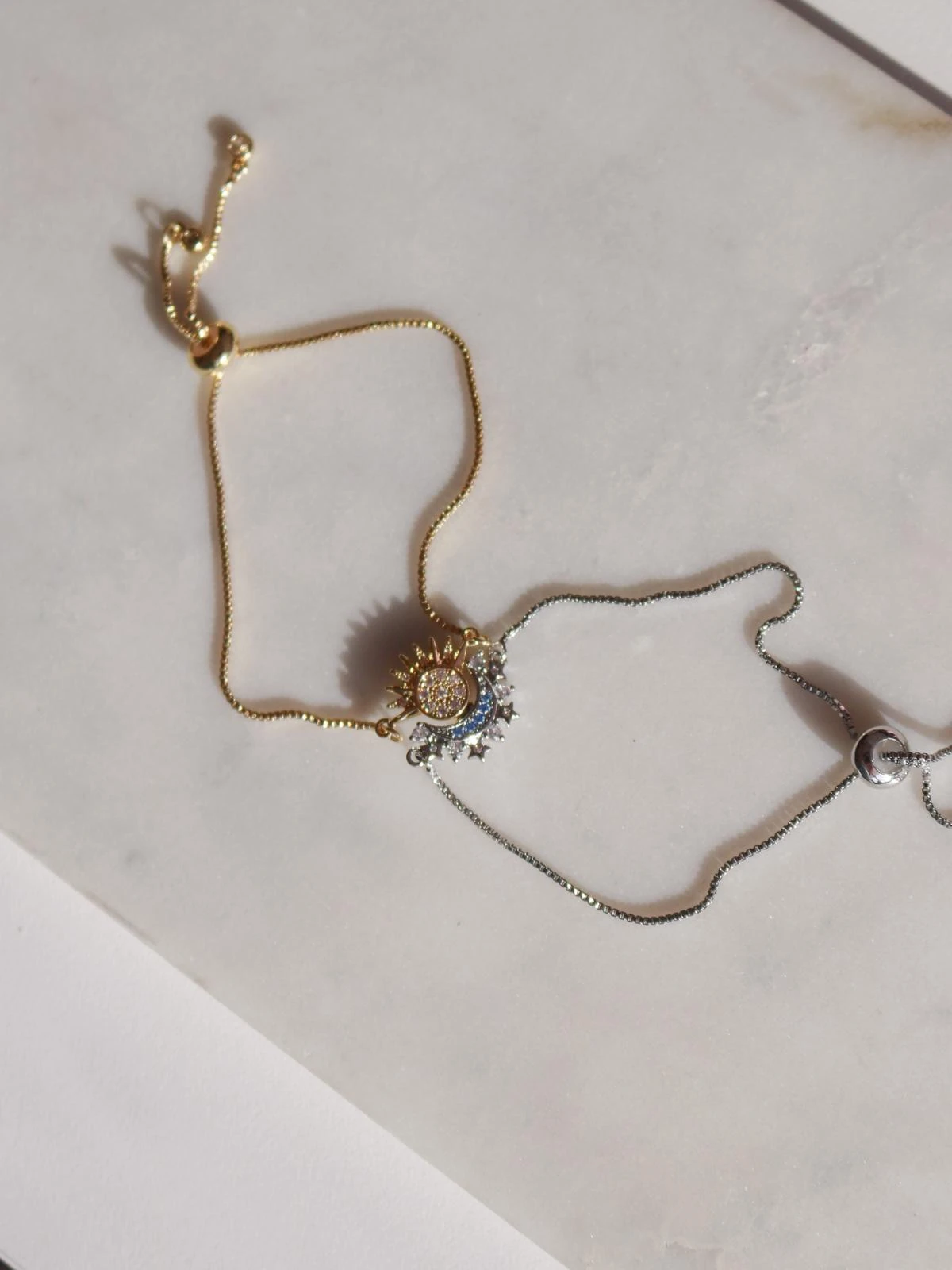 Moon and Sun Çift Bileklik