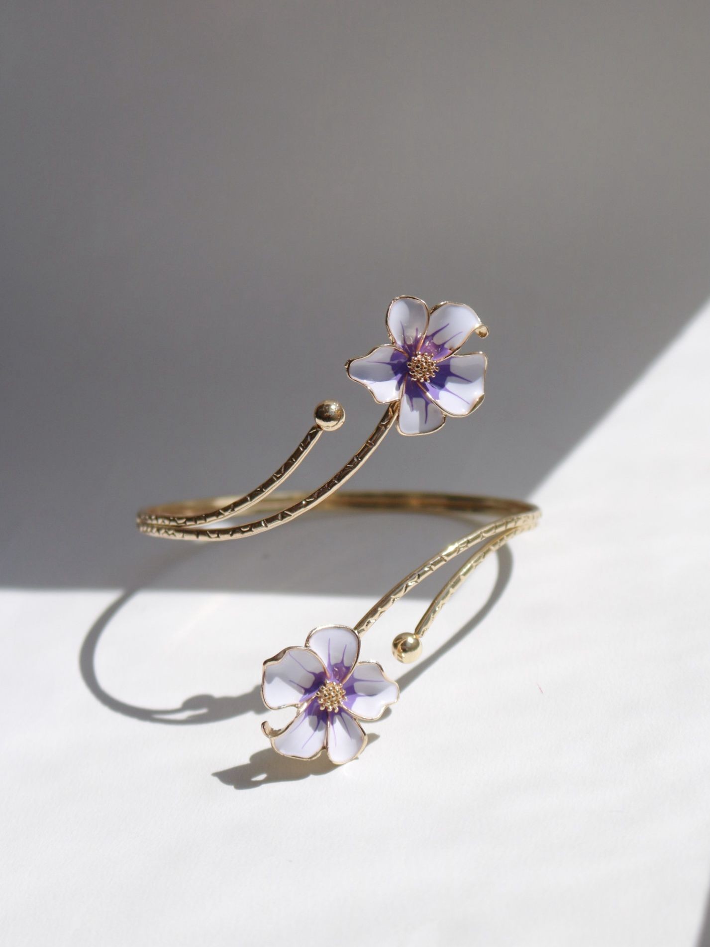 Orchid Arm Bracelet