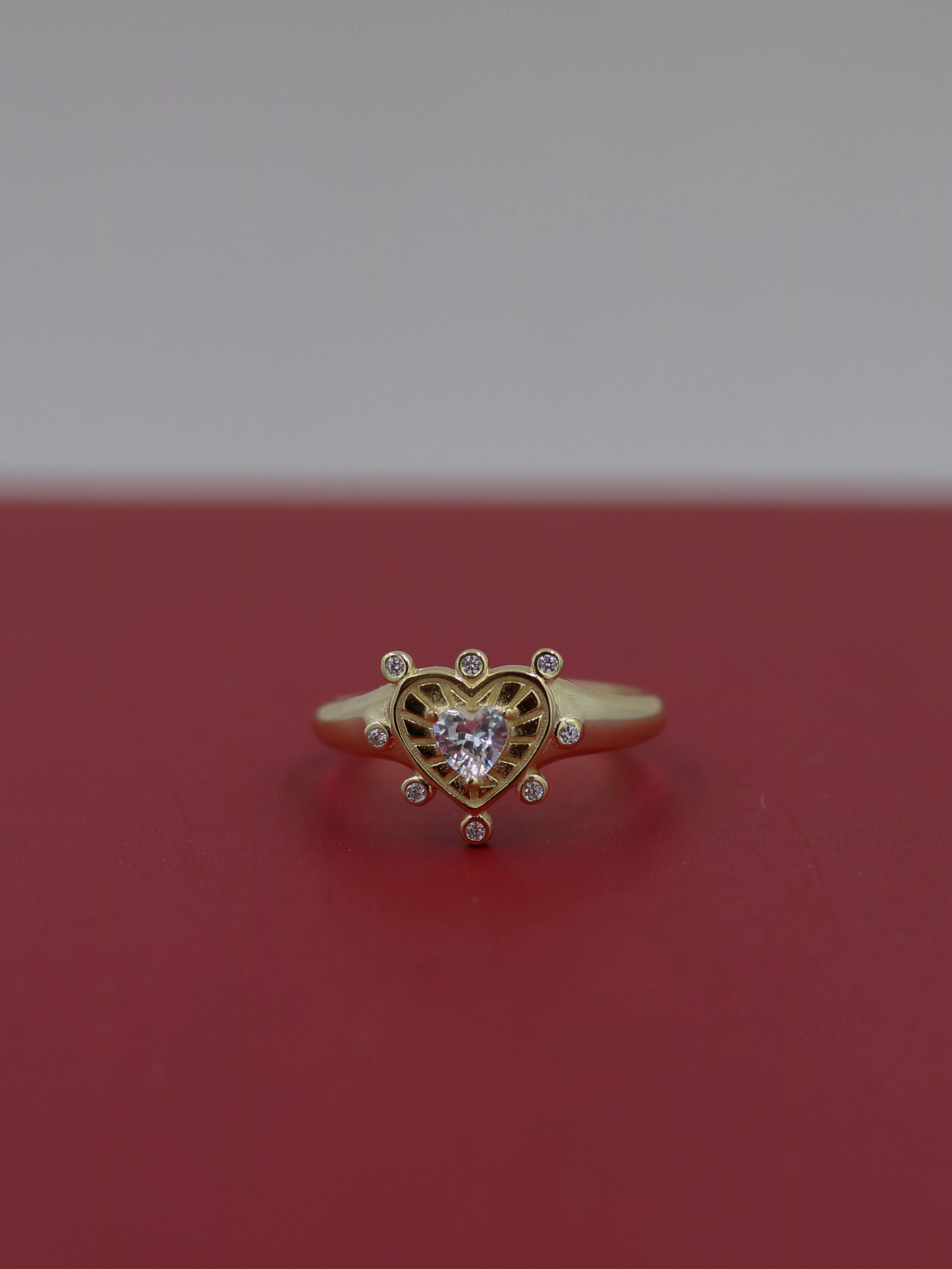 Heart Shine 925 Silver Ring