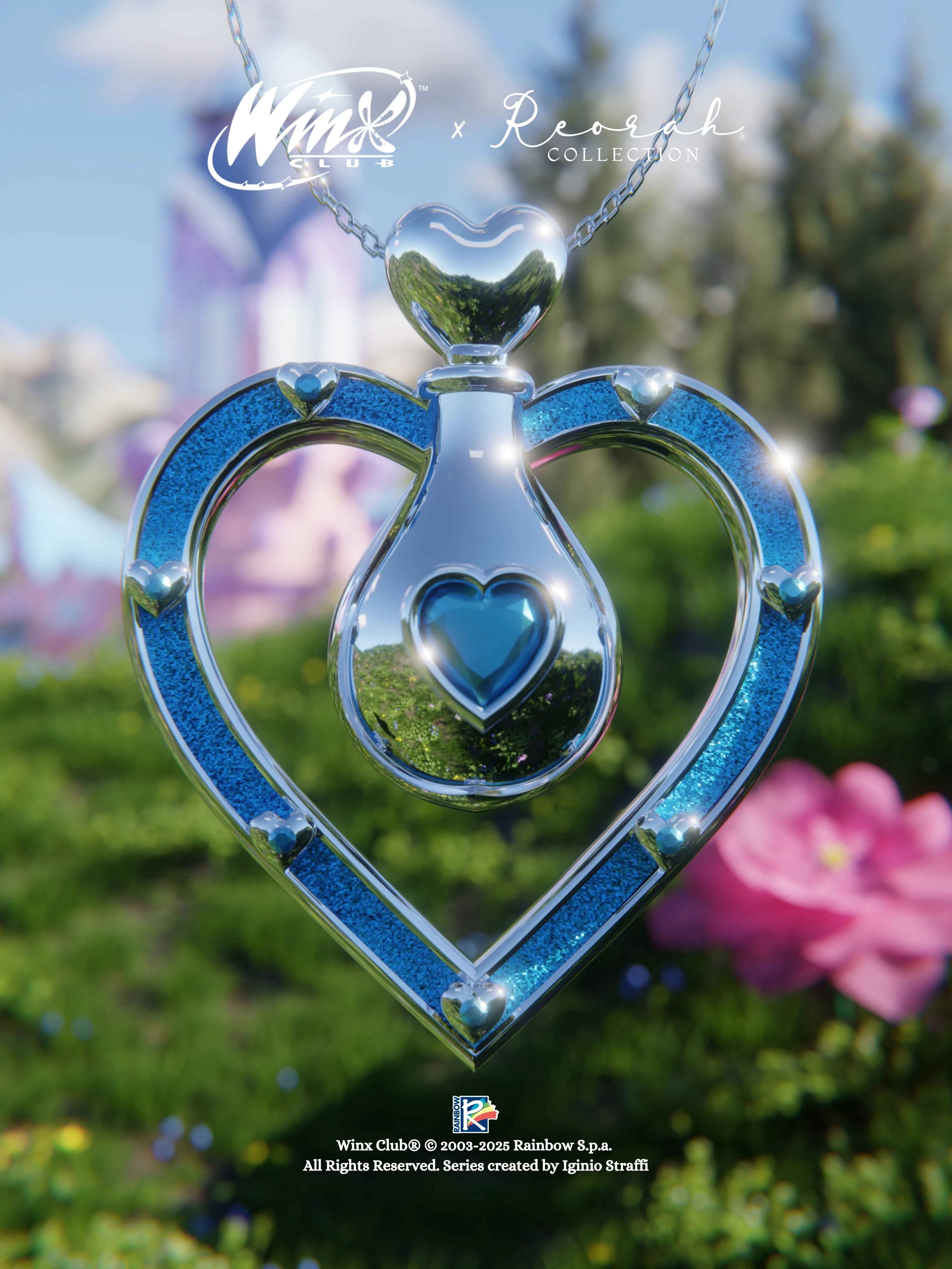 Winx Club® Bloom Fairy Dust Bottle Kolye