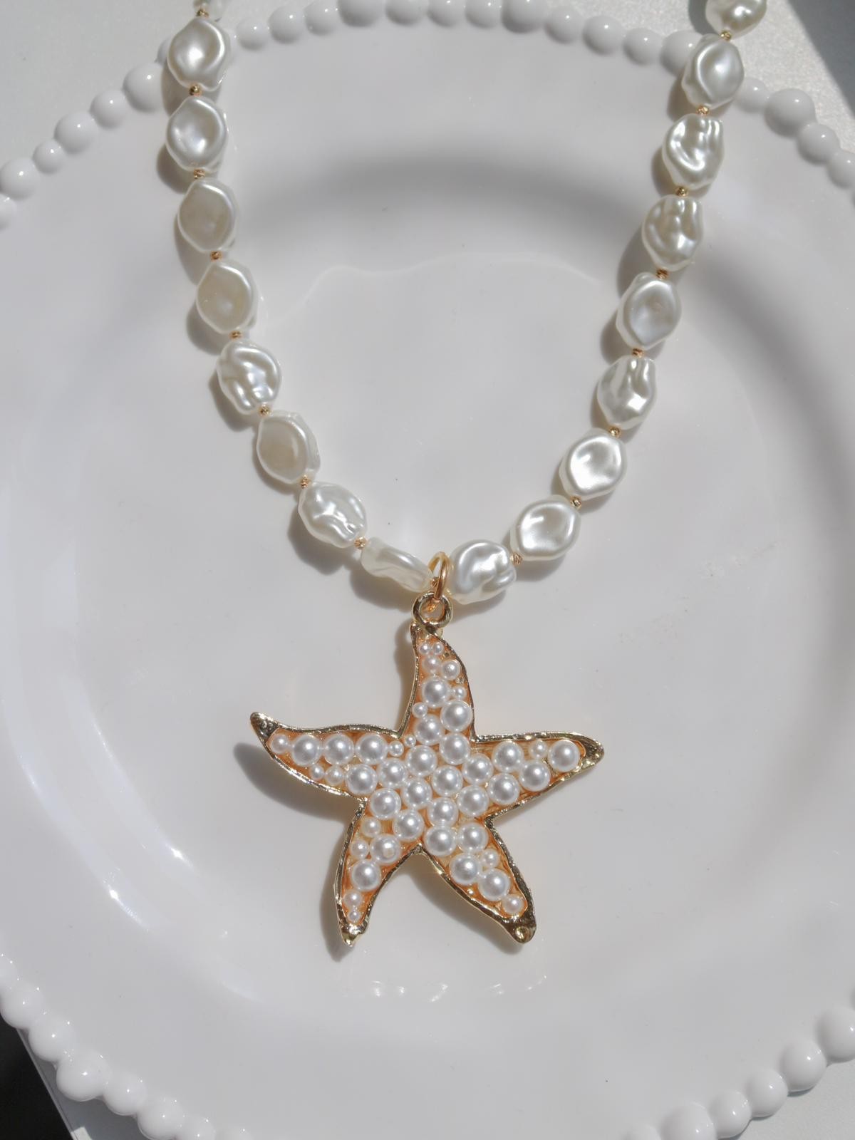 Pearl Starfish Kolye