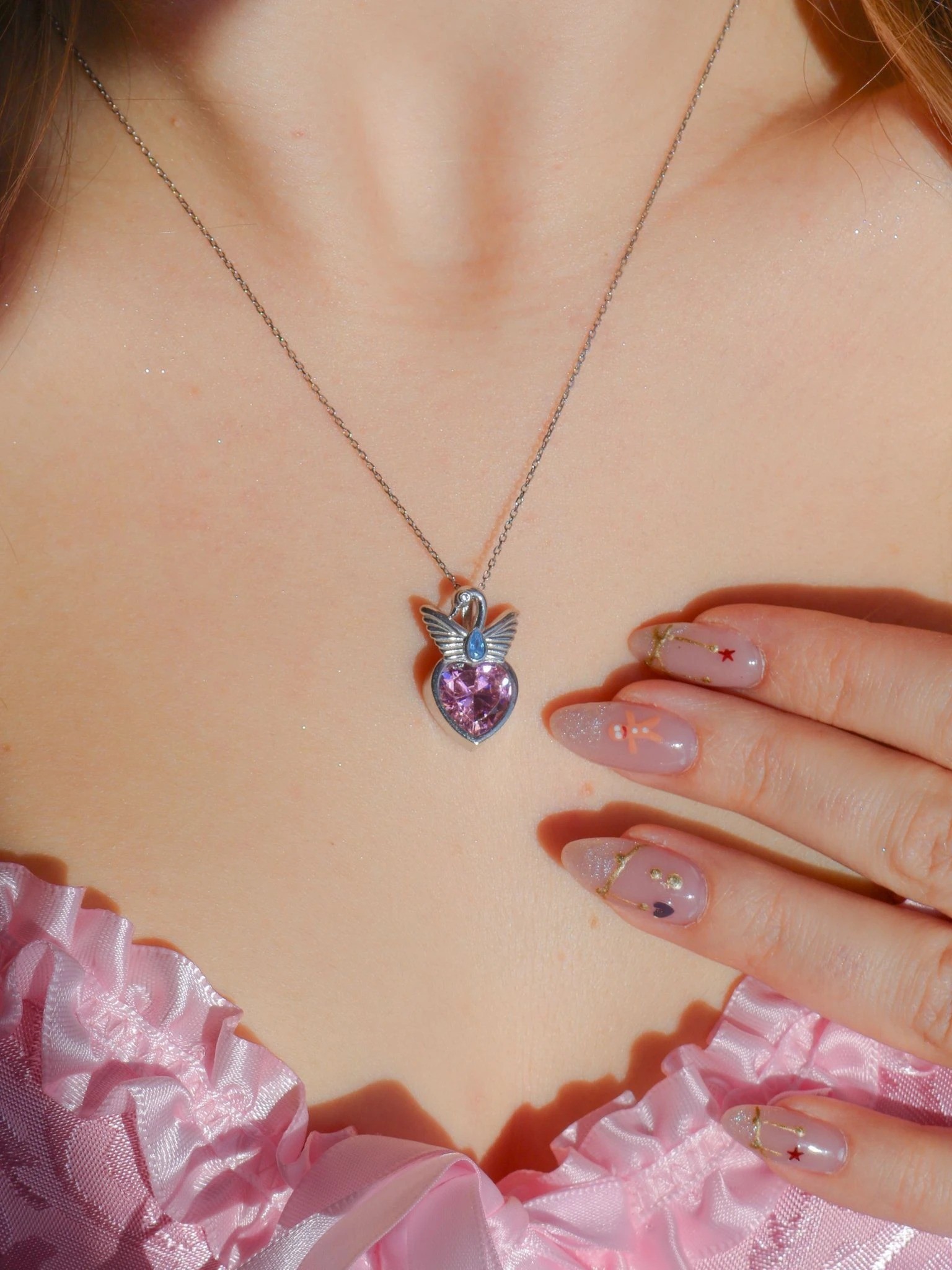 Swan Princess Odette Kolye, Yüzük, Bileklik Set